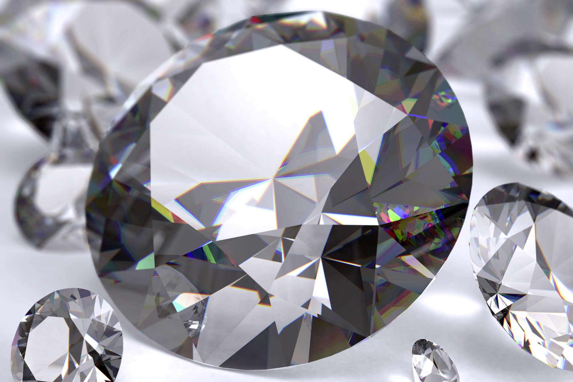             Fototapete großer Diamant – Strukturiertes Vlies
        