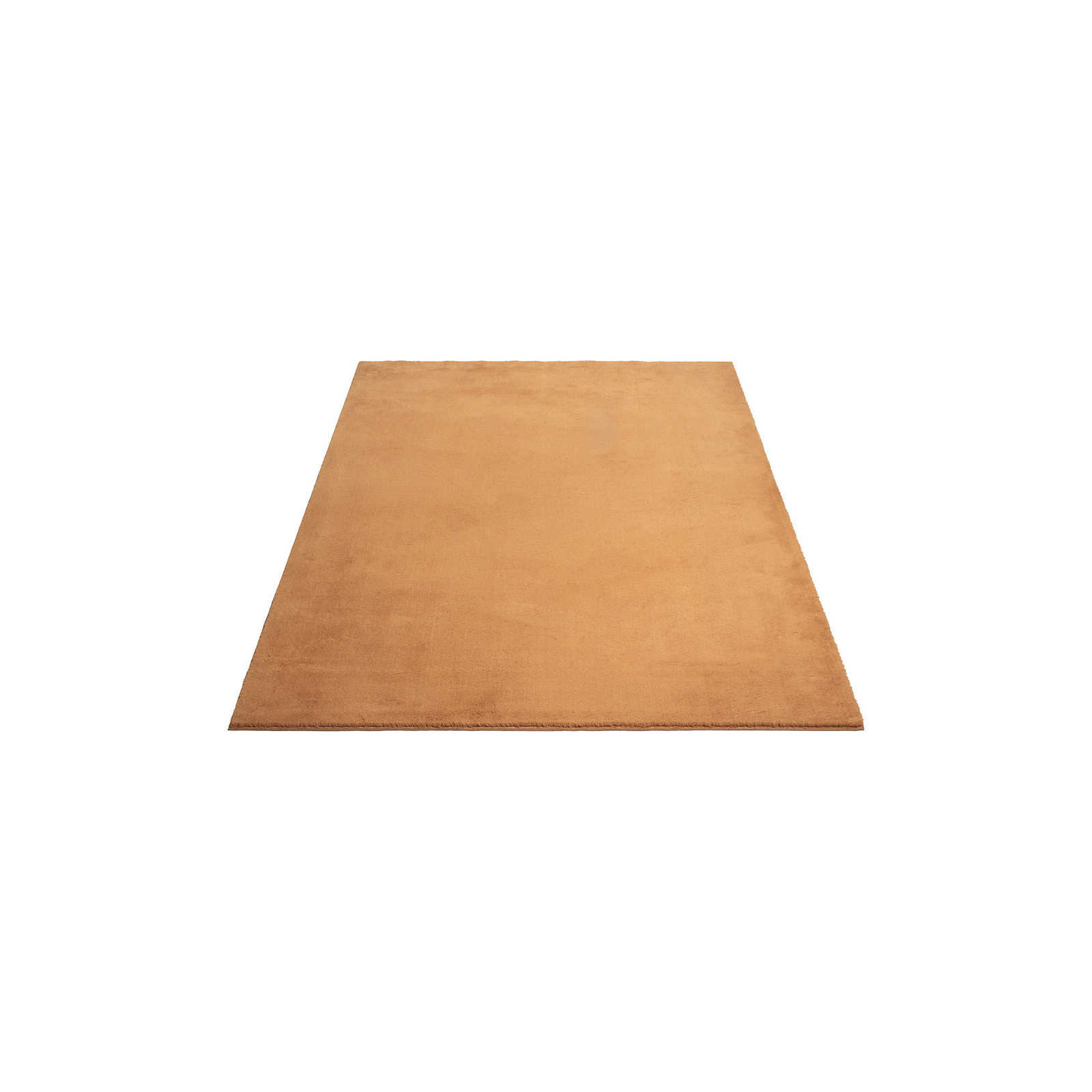 Moderner Hochflor Teppich in Terra – 200 x 140 cm
