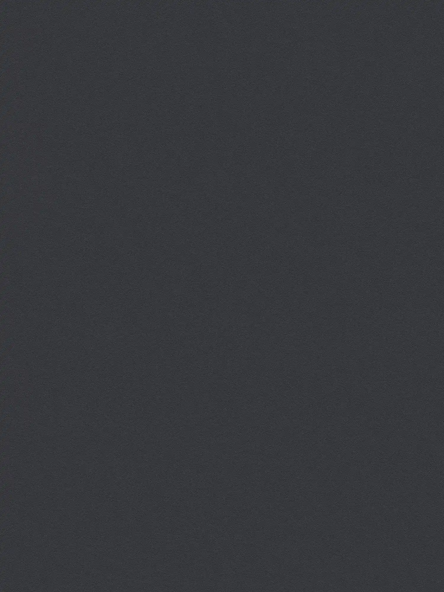Seidenmatte Vliestapete Schwarz einfarbig mit flacher Struktur
