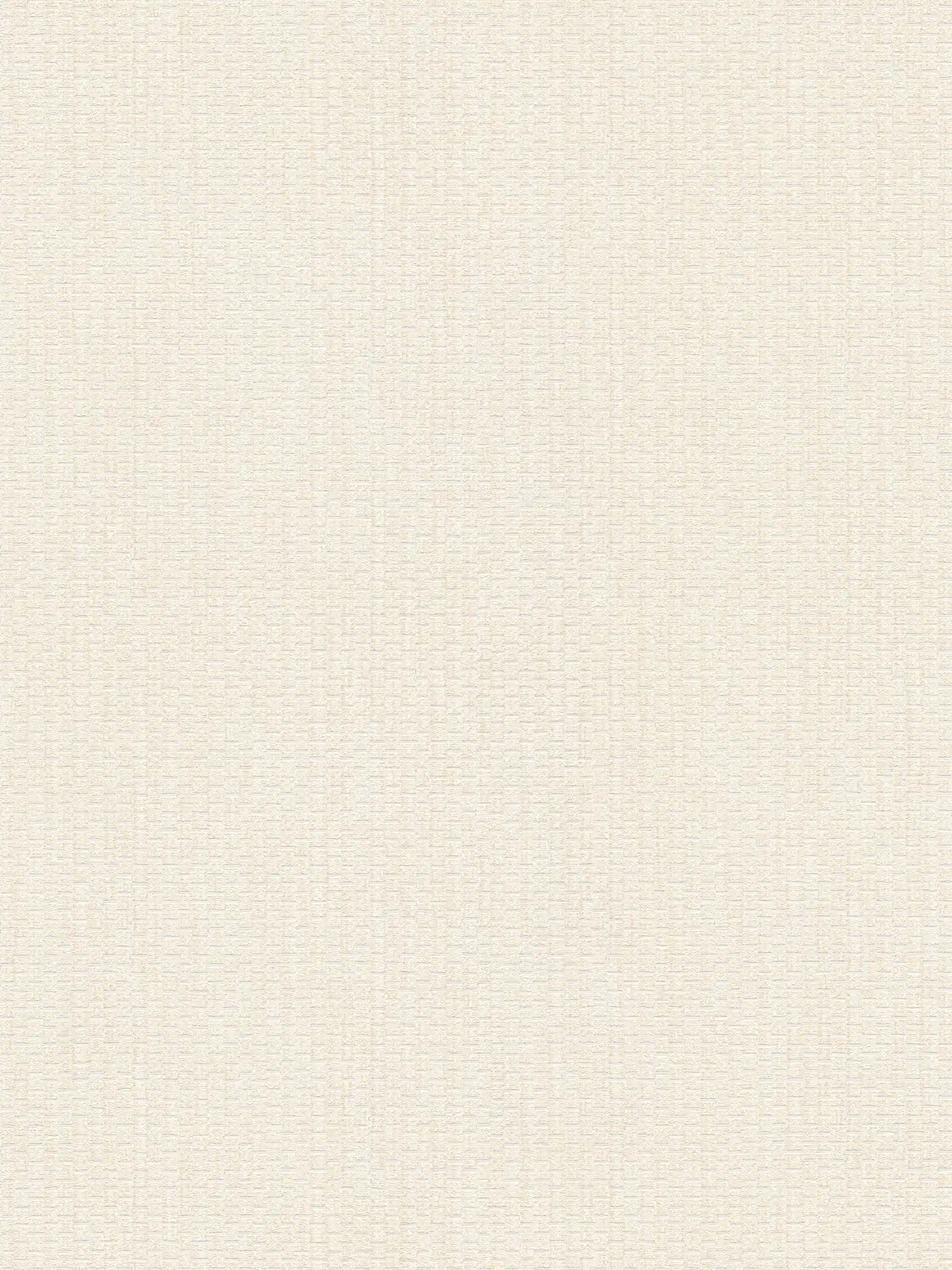 Tapete mit Bastmatten Design – Creme, Weiß
