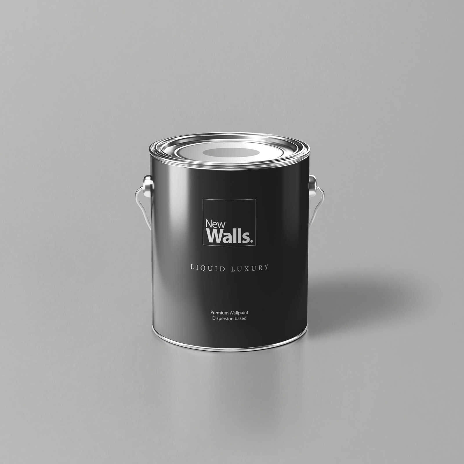 Premium Wandfarbe schlichtes Lichtgrau »Industrial Grey« NW100 – 2,5 Liter

