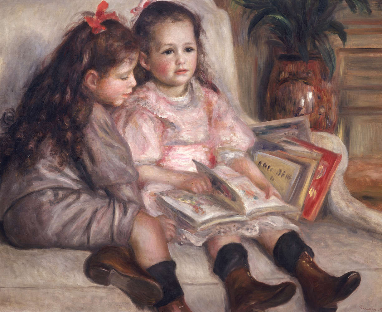            Fototapete "Porträts von Kinder" von Pierre Auguste Renoir
        