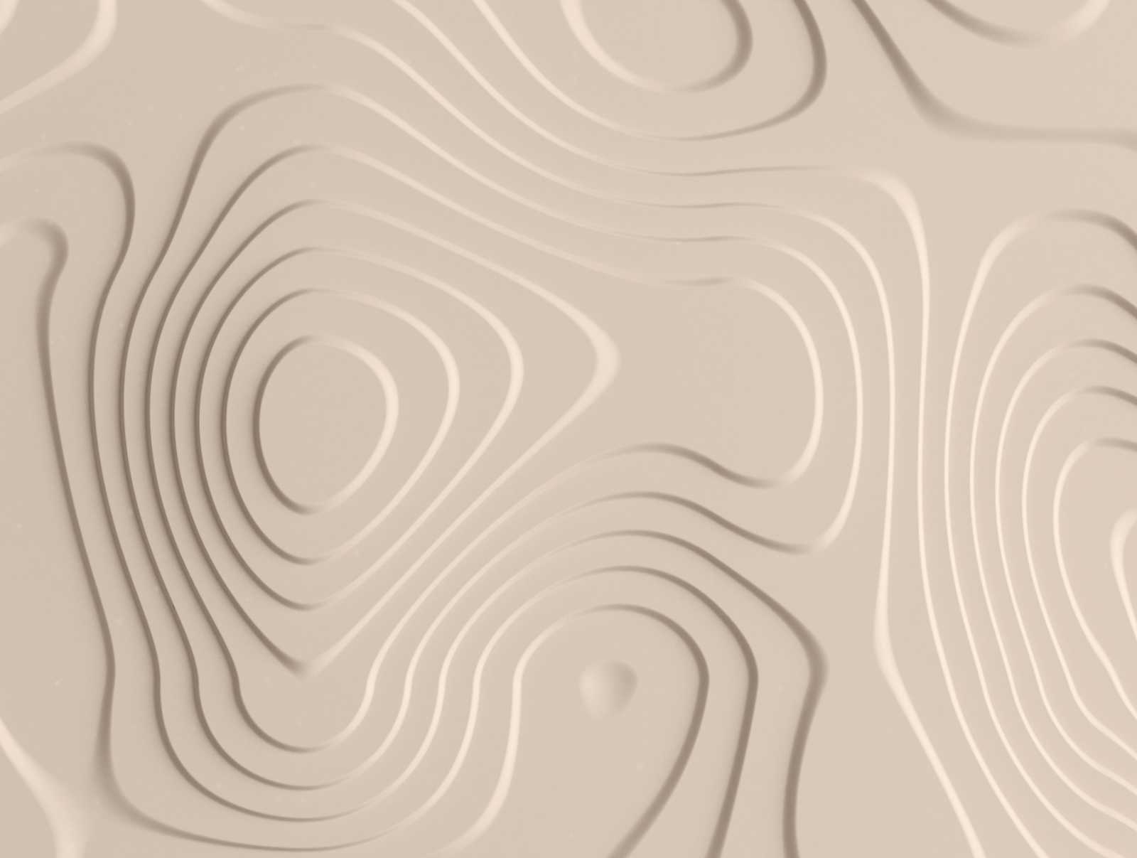             Tapeten-Neuheit – 3D Motivtapete mit Typografie-Linien & Schattier-Effekt
        