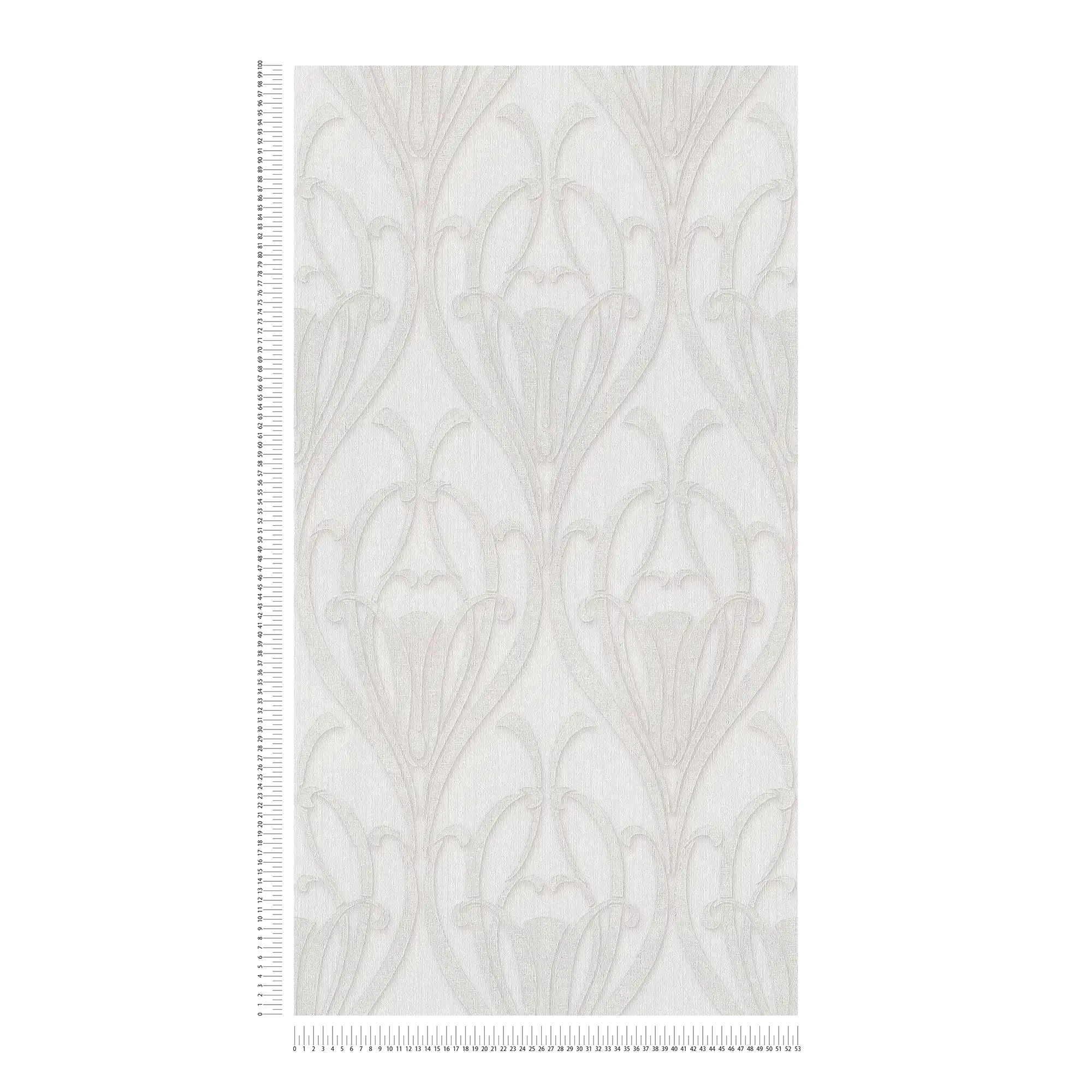             Art Deco Tapete mit Ornament Muster & Textiloptik
        