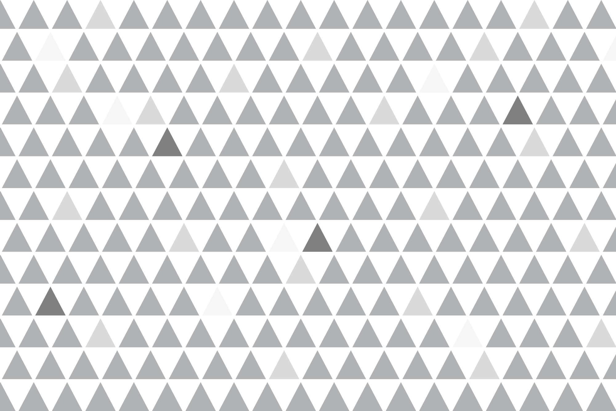             Design Fototapete kleine Dreiecke grau auf Strukturvlies
        