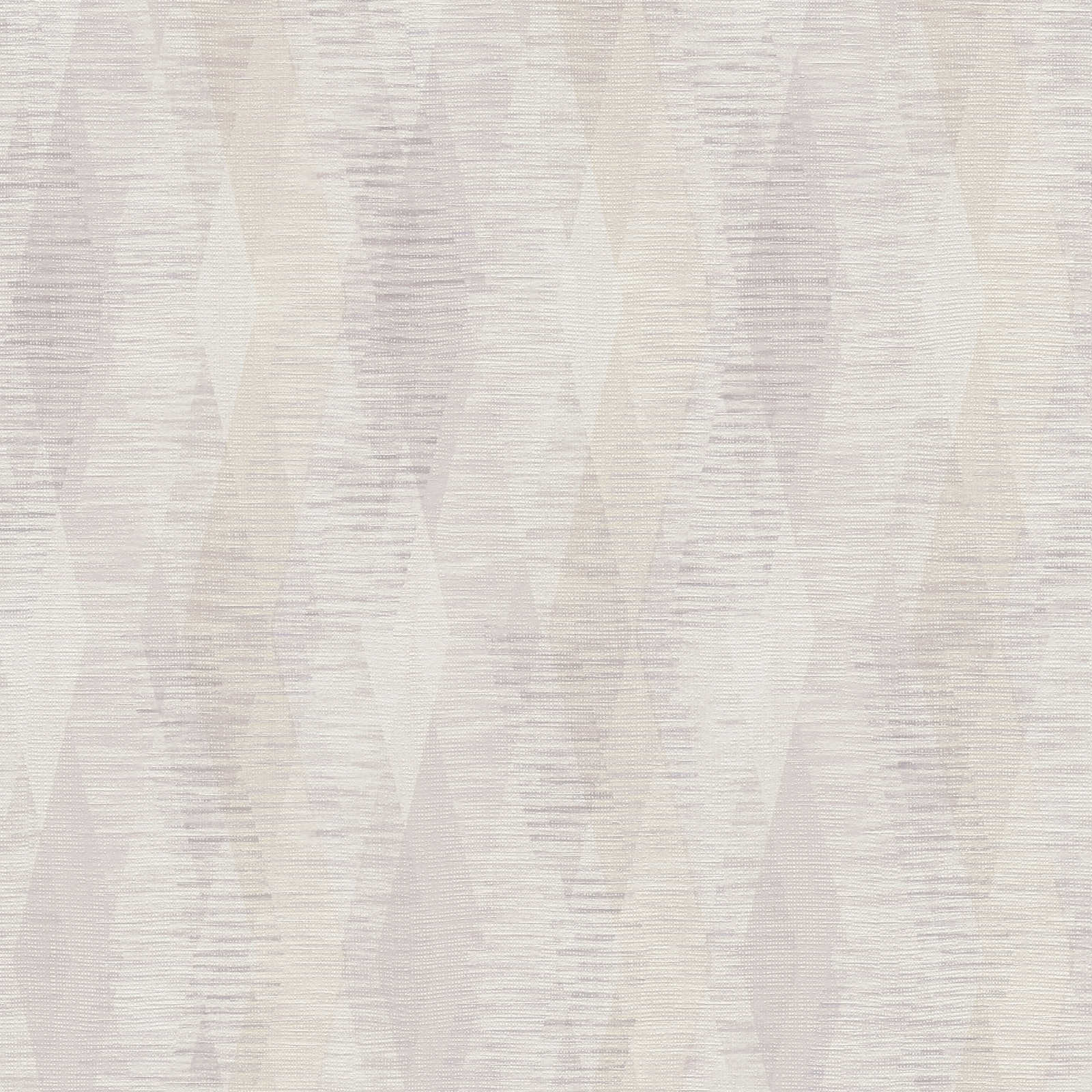 Textiloptik Tapete mit Rauten Muster – Beige, Creme, Braun
