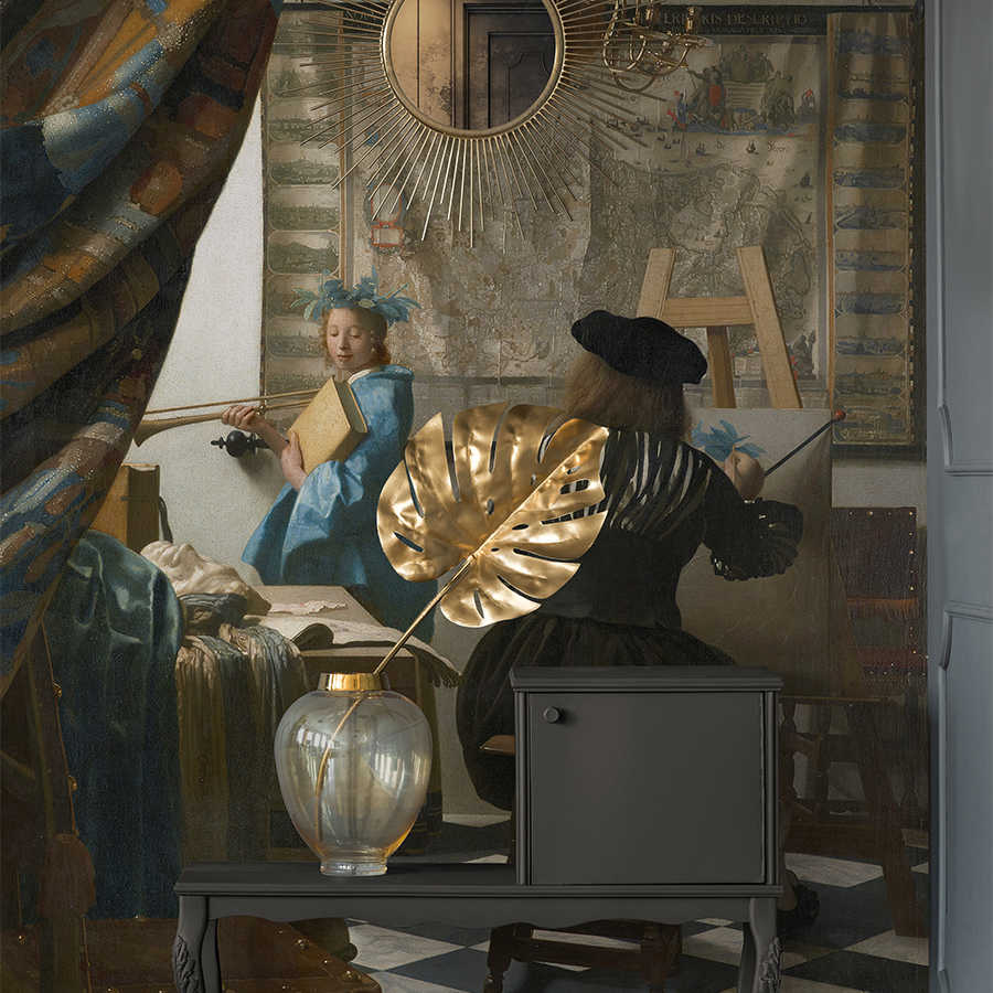         Fototapete "Vermeer in seinem Atelier" von Jan Vermeer
    
