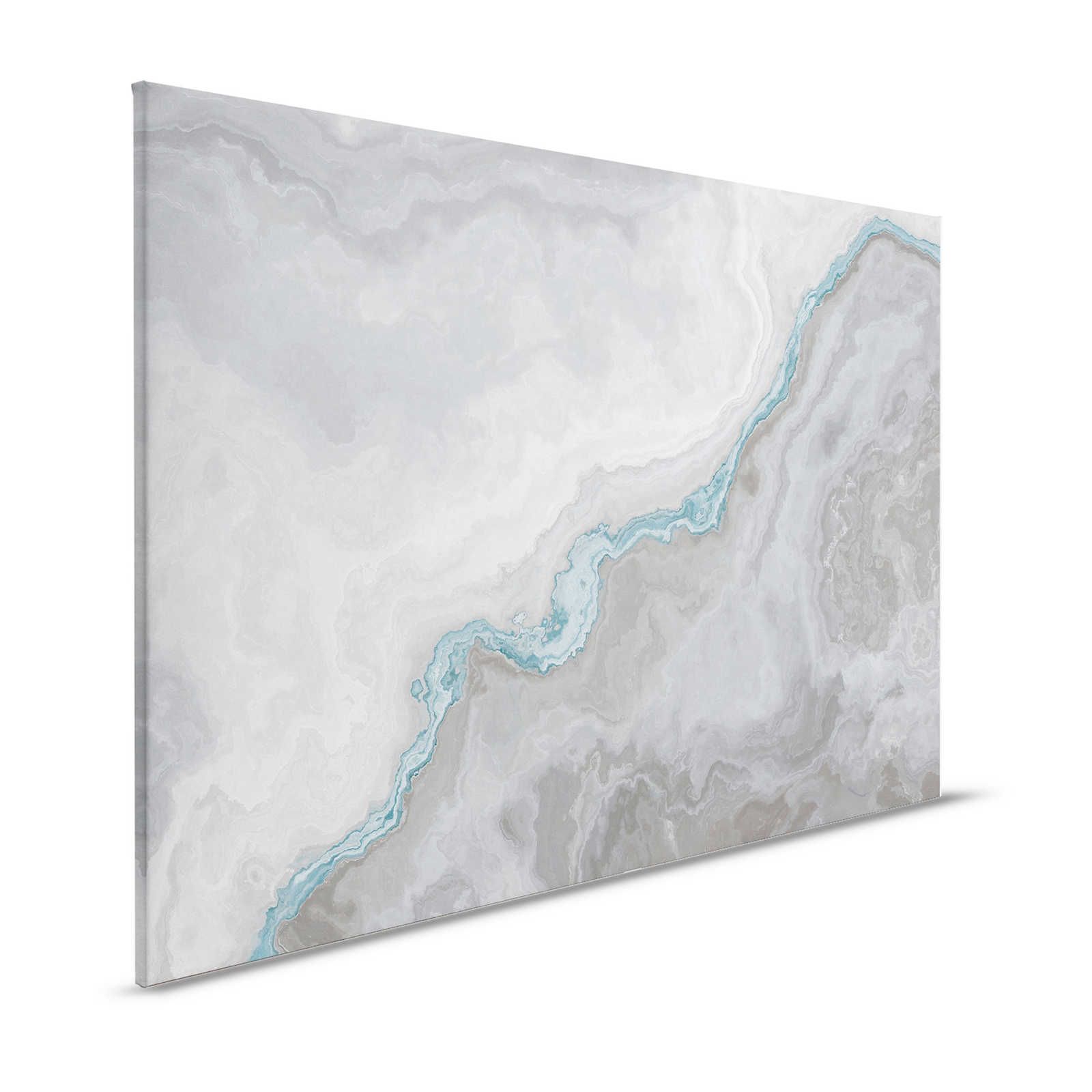 Leinwandbild marmoriert mit Quarz-Optik – 1,20 m x 0,80 m
