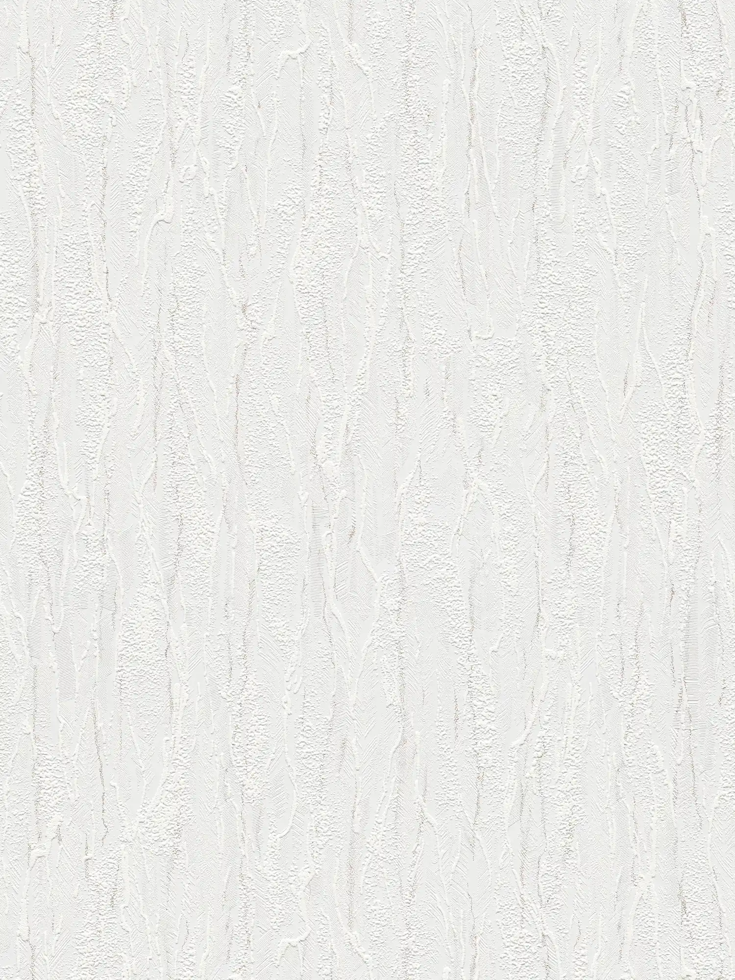 Tapete weißes Strukturmuster, graue Akzente – Weiß

