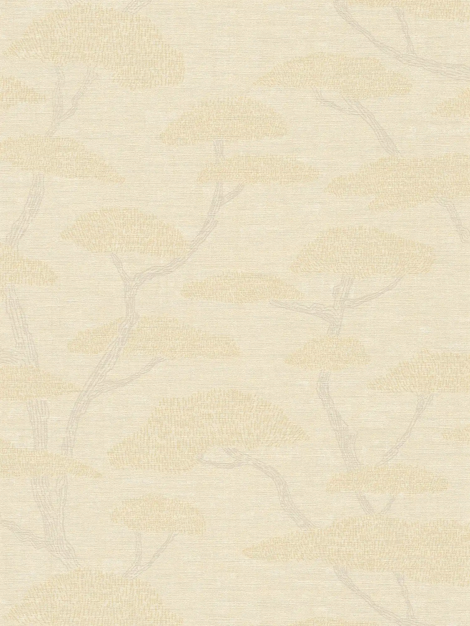         Vintage Tapete Baum Design Pinien – Creme, Beige
    