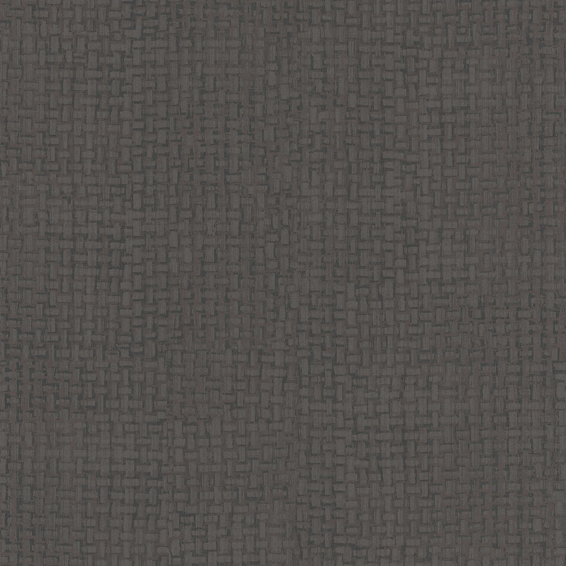             Tapete Textil-Look mit Flechtstruktur – Grau, Schwarz
        
