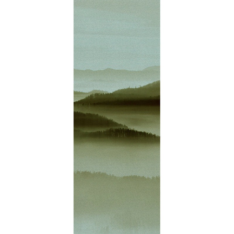 Horizon Panels 3 - Pappe Struktur, Mystischer Wald Fototapeten Paneel – Beige, Grün | Perlmutt Glattvlies
