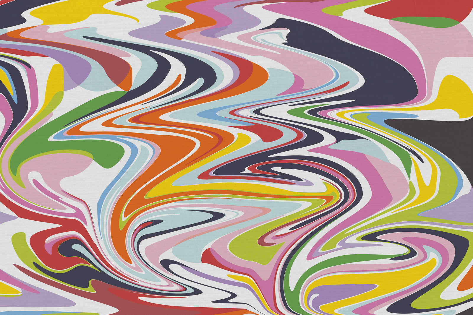             Leinwandbild abstraktes Farbgemisch buntes Muster – 0,90 m x 0,60 m
        