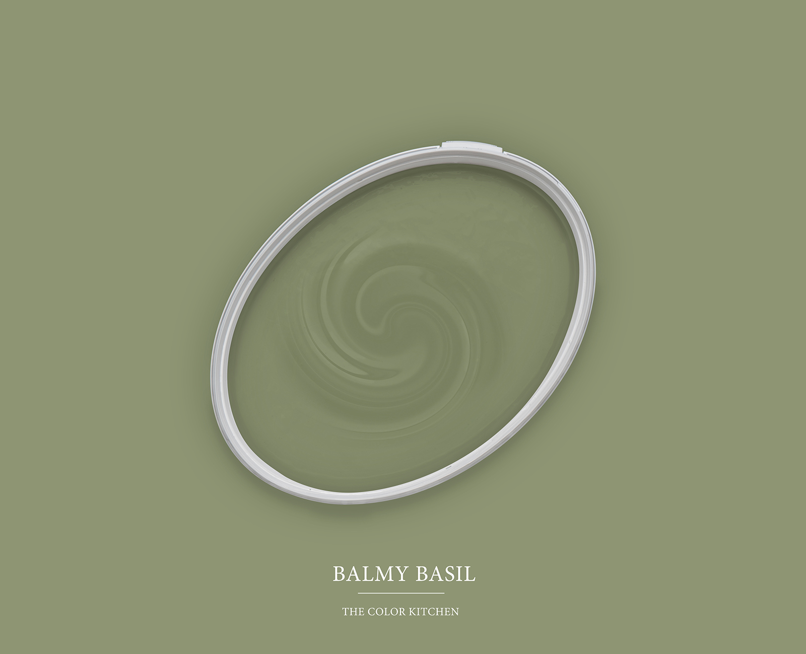 Wandfarbe in wohnlichem Grün »Balmy Basil« TCK4002 – 5 Liter