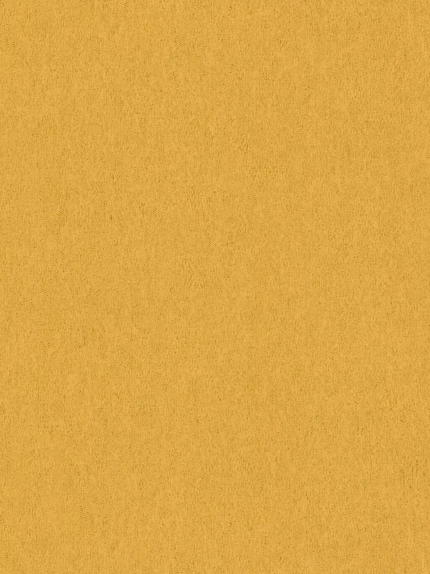 Einfarbige Tapete mit Struktur Optik matt & glatt – Gelb
