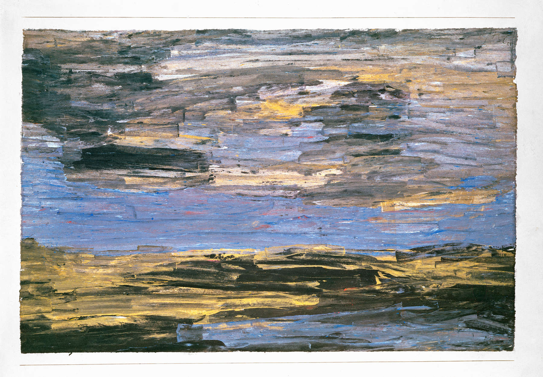             Fototapete "Sturm über der Ebene" von Paul Klee
        