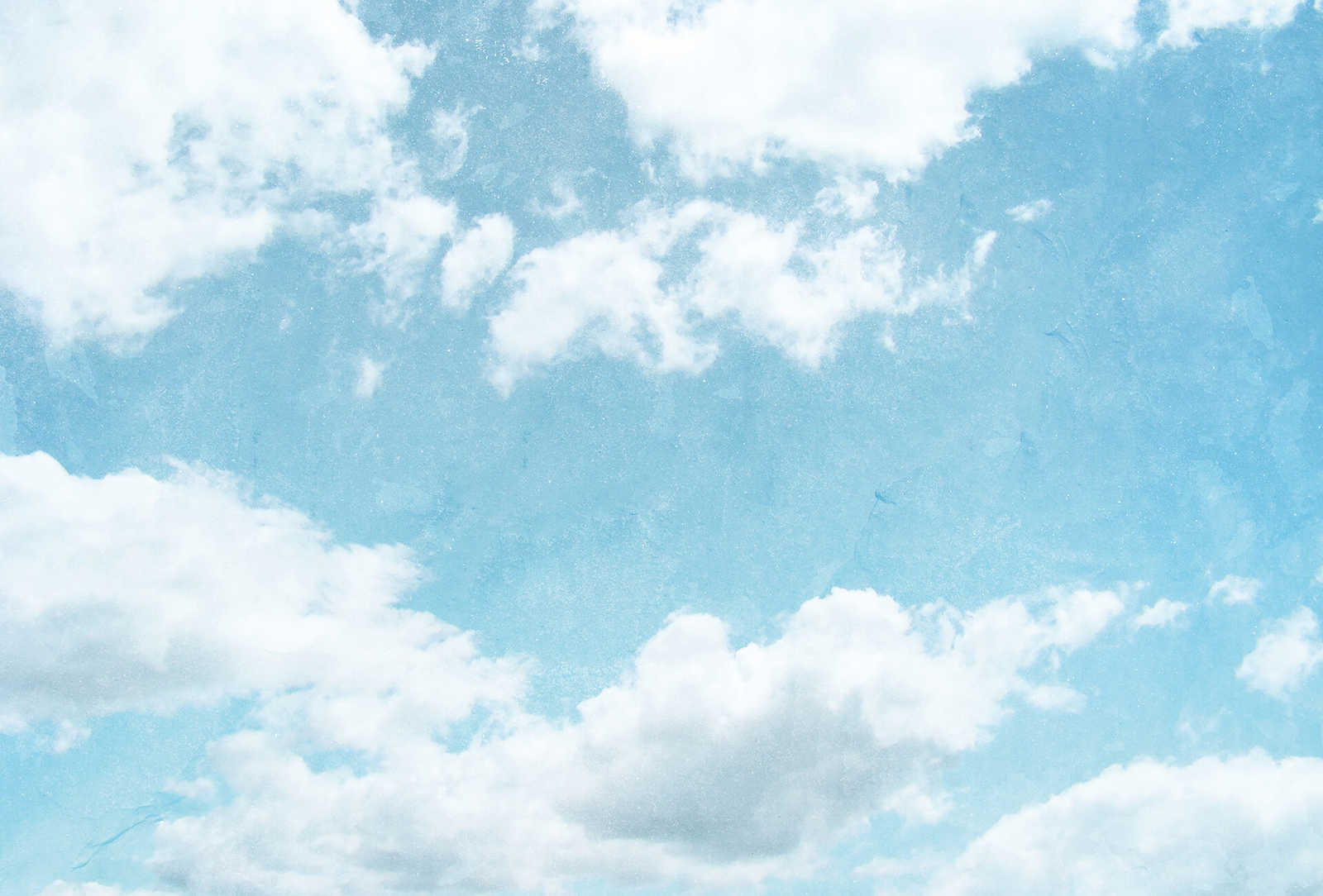         Fototapete wolkiger Himmel – Blau, Weiß
    