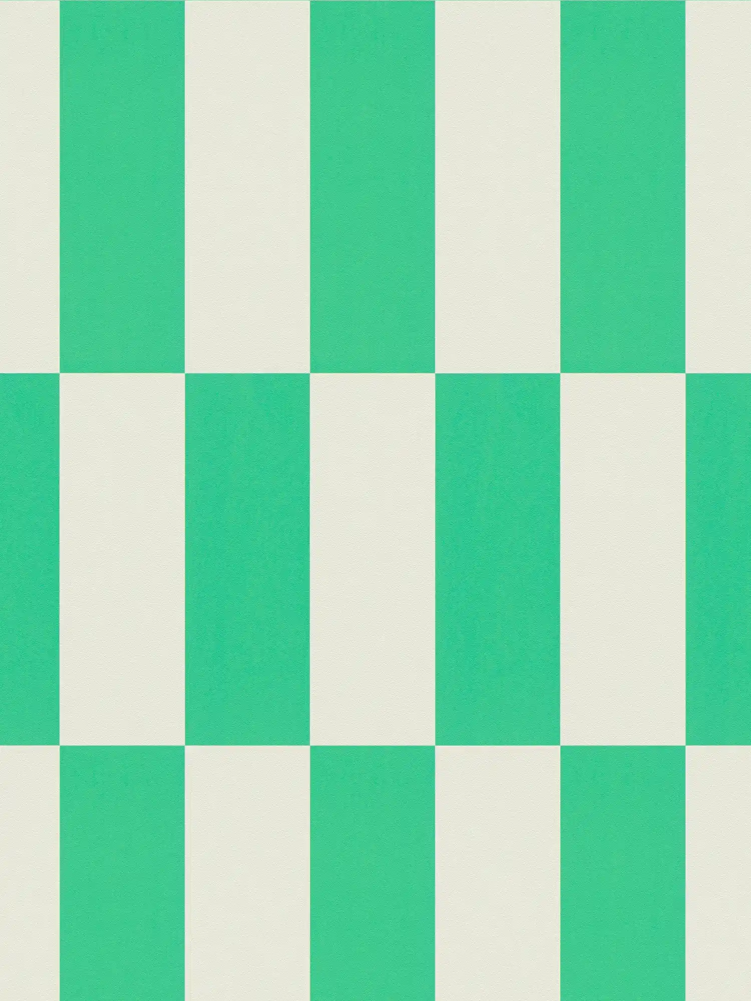 Mustertapete mit Vierecken grafisches Muster – Grün, Weiß
