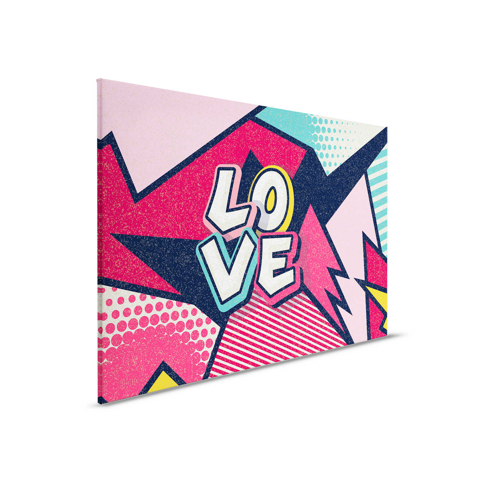         Leinwandbild in Comic Style Pop Up Love – 0,90 m x 0,60 m
    