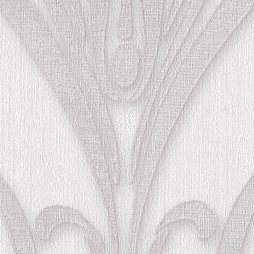             Ornament Tapete mit Art Deco Muster & Textilstruktur
        