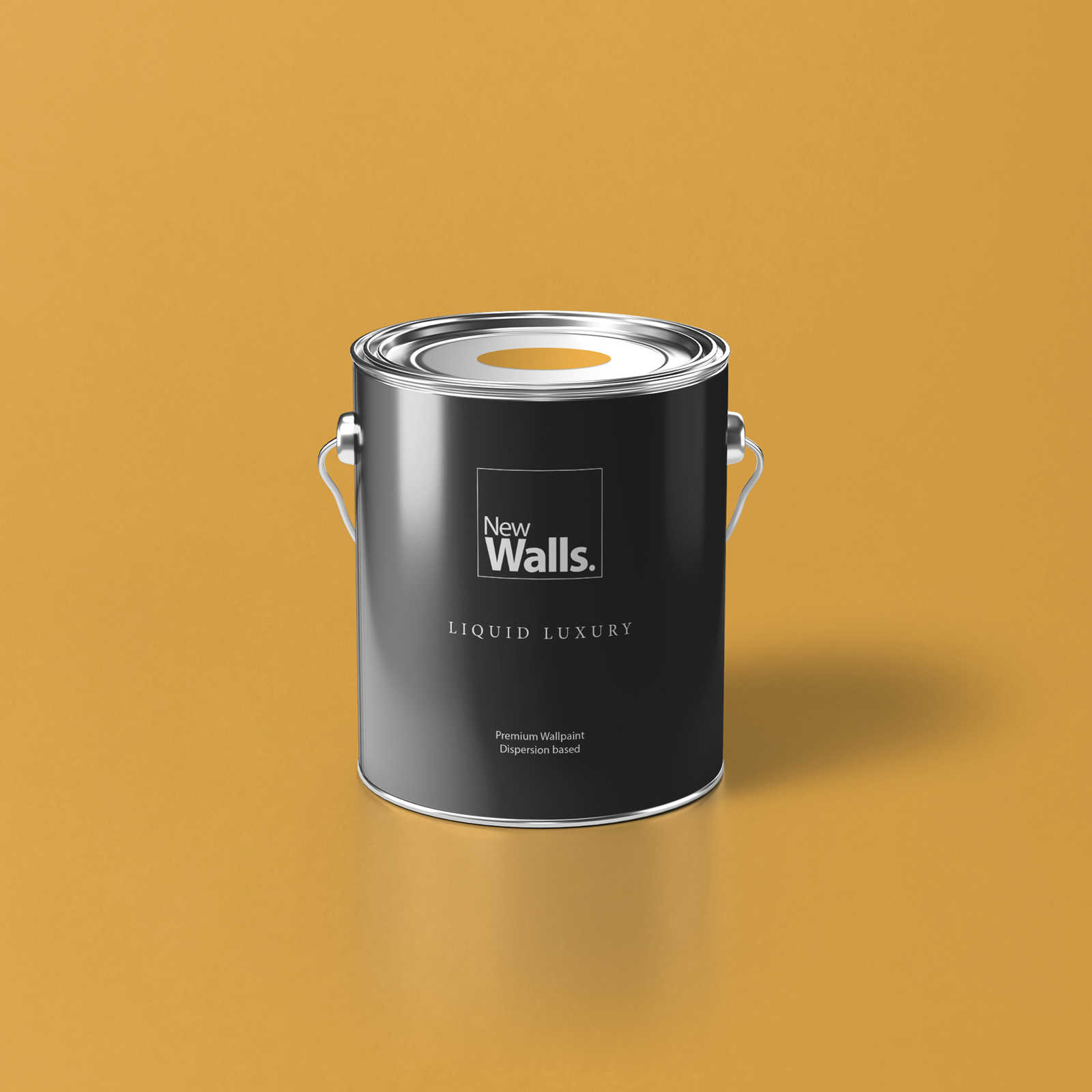 Premium Wandfarbe kräftiges Safrangelb »Juicy Yellow« NW806 – 2,5 Liter
