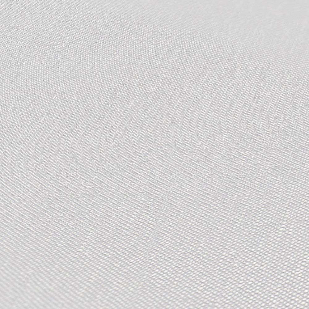             Tapete im Textil-Look und Gewebestruktur – Grau
        