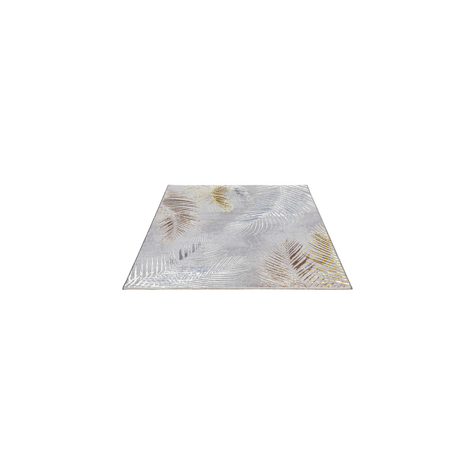 Kuschelweicher Hochflor Teppich in Grau als Läufer – 170 x 120 cm
