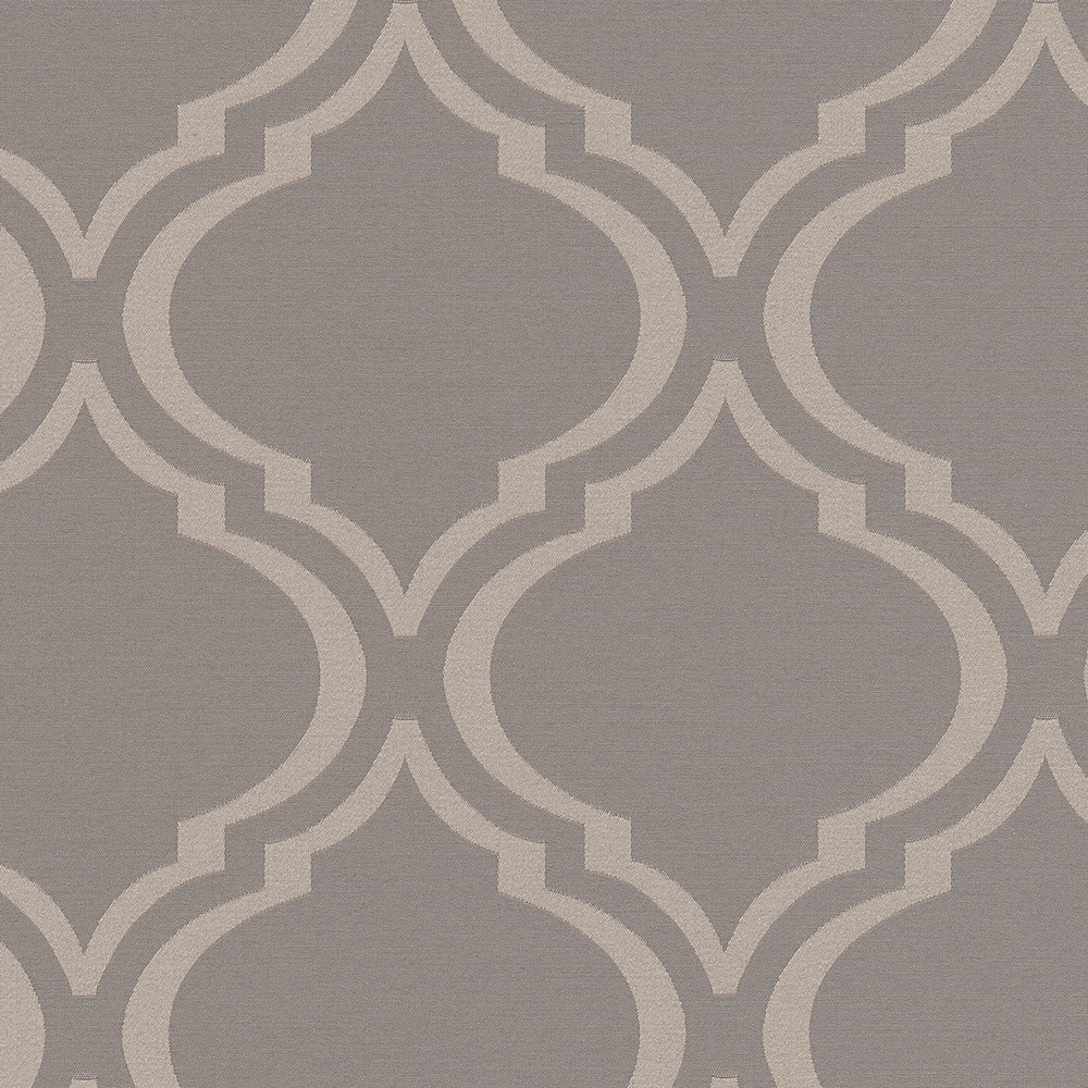             Tapete Retro Design mit Art Deco Muster – Grau
        
