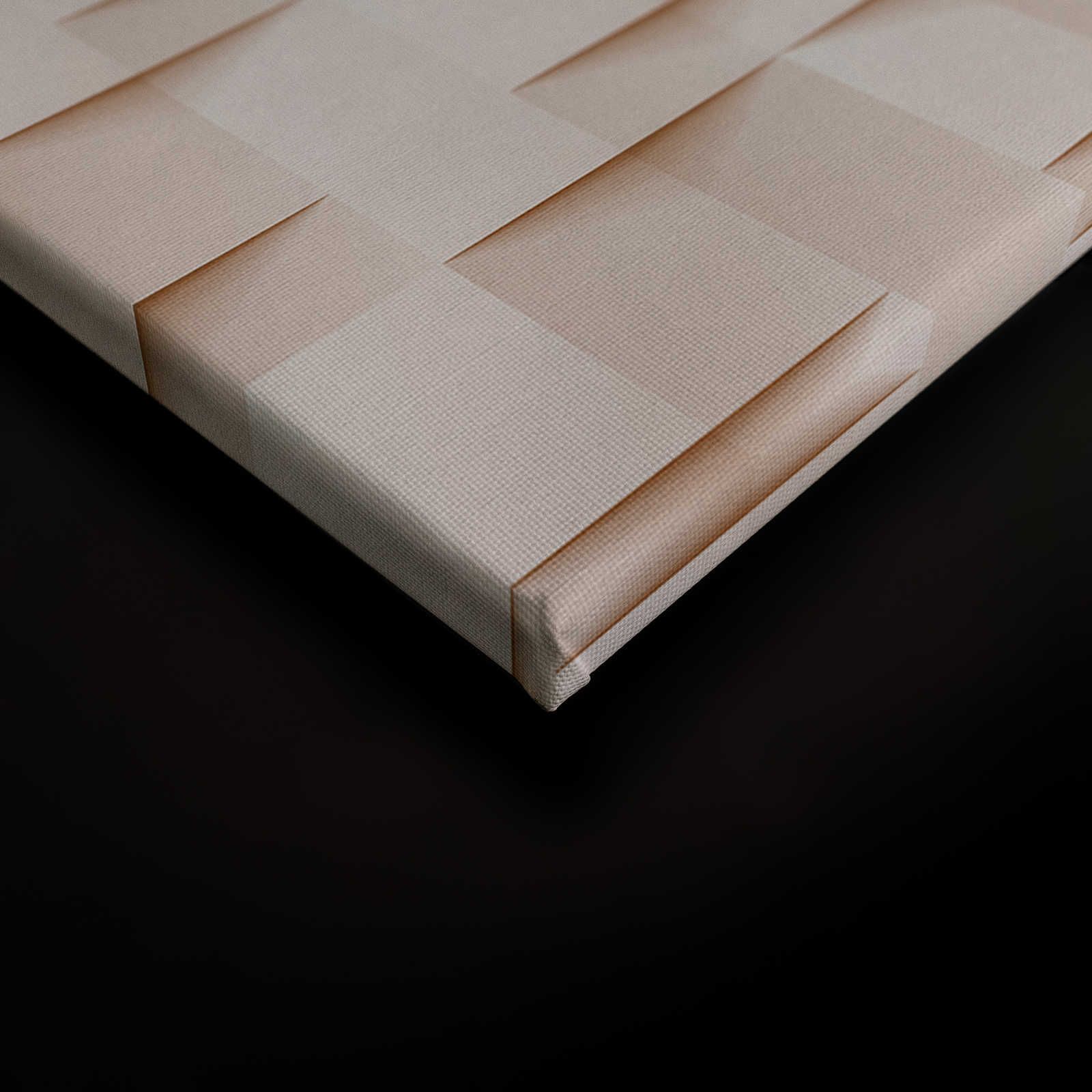             Paper House 1 - Leinwandbild 3D Struktur Papier Origami Falten – 0,90 m x 0,60 m
        