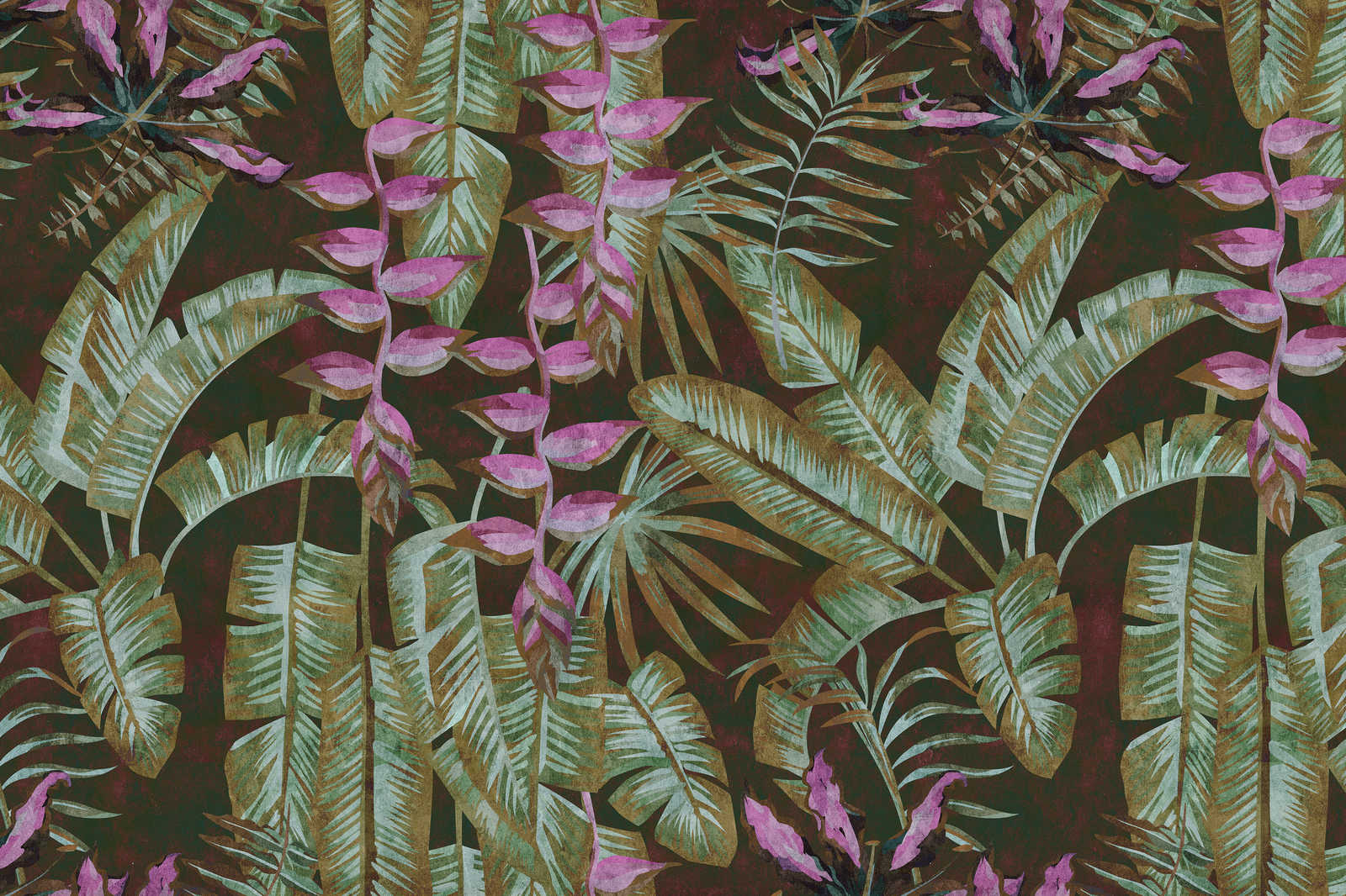             Tropicana 1 - Dschungel Leinwandbild mit Bananenblättern & Farnen – 1,20 m x 0,80 m
        