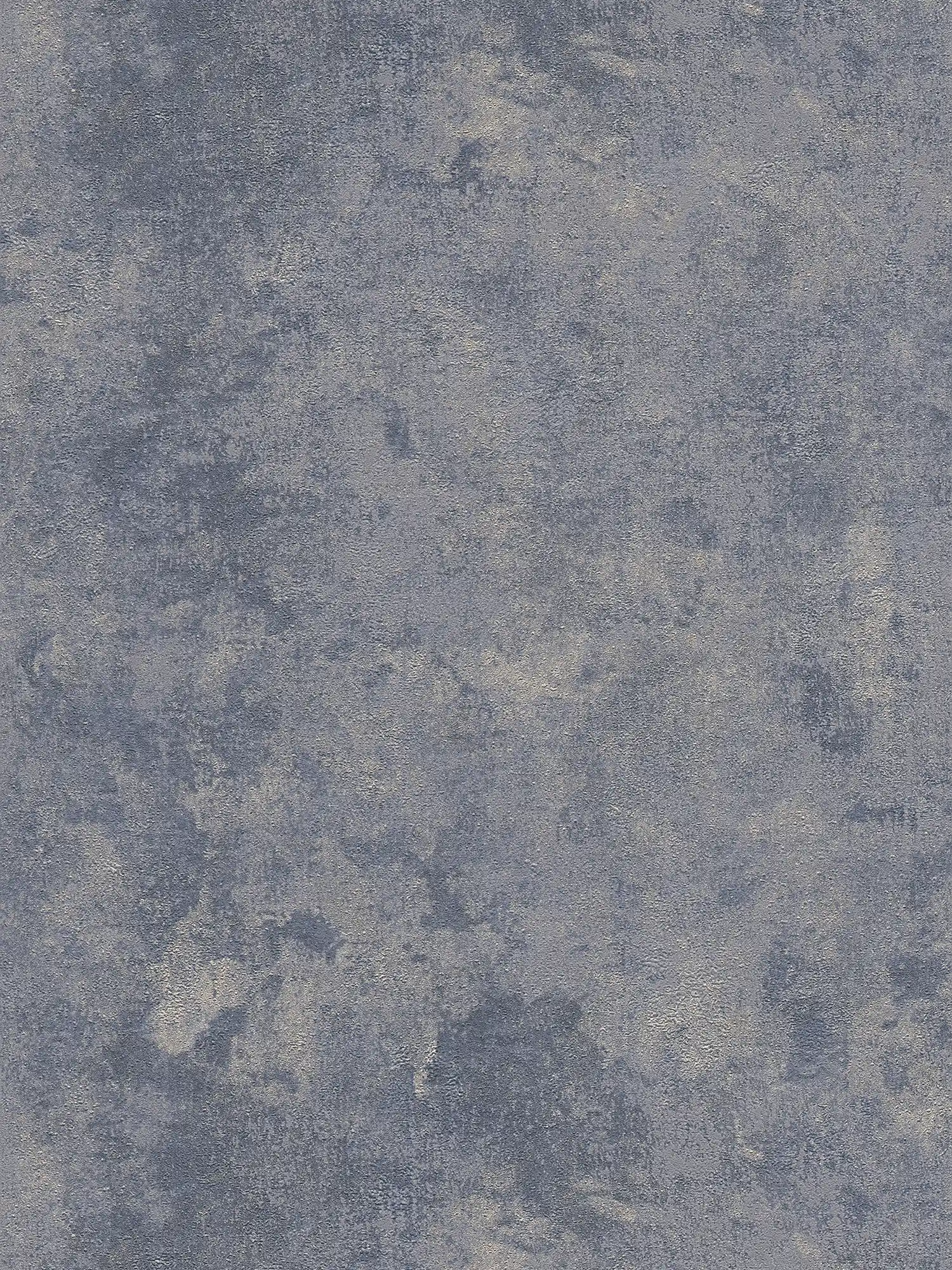 Tapete raue Struktur & Glanz-Effekt – Blau, Silber, Grau
