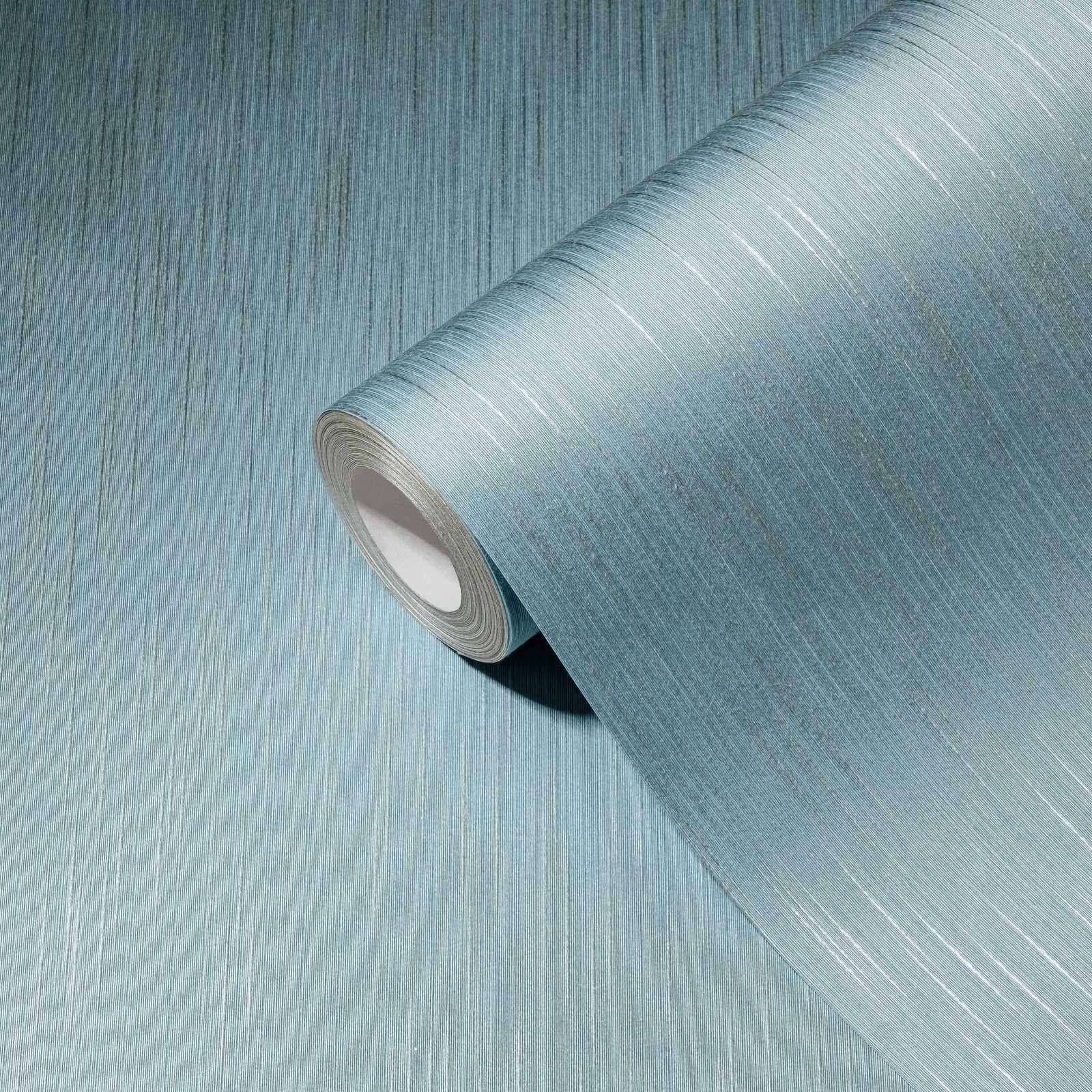             Tapete Blau Grau mit Struktureffekt & melierter Farbe & Textileffekt
        