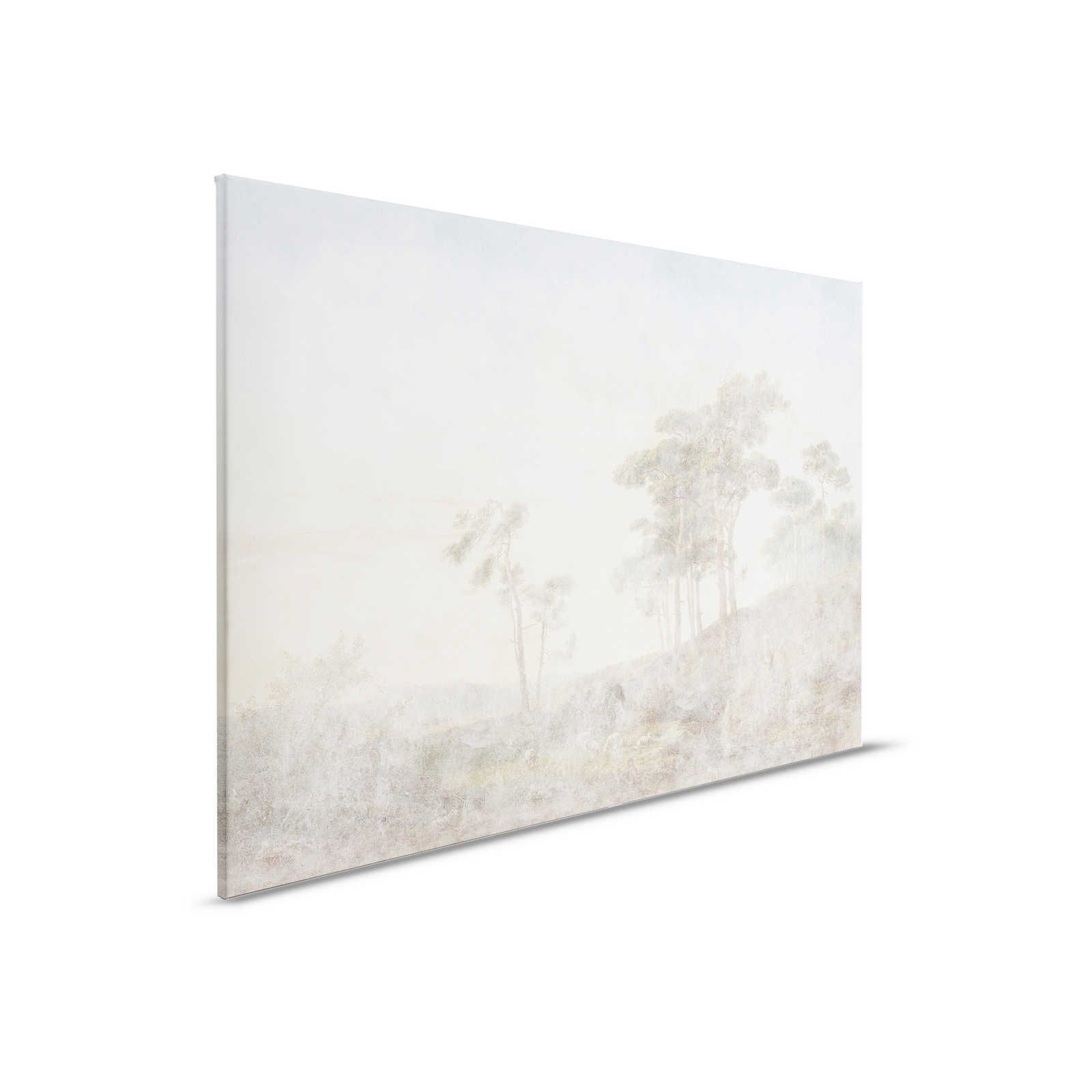Romantic Grove 1 - Gemälde Leinwandbild verblasster Used Look – 0,90 m x 0,60 m
