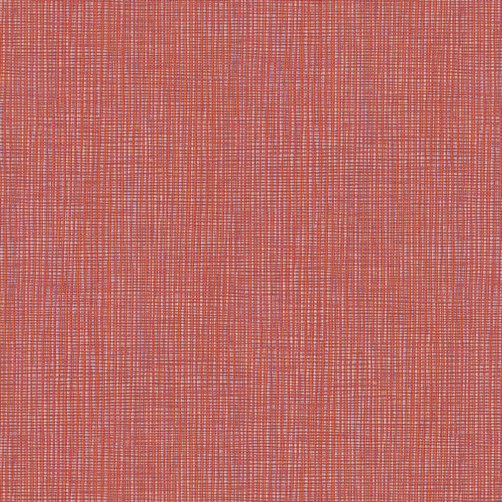             Tapete Rot mit Textil-Muster in Rot Orange & Lila
        