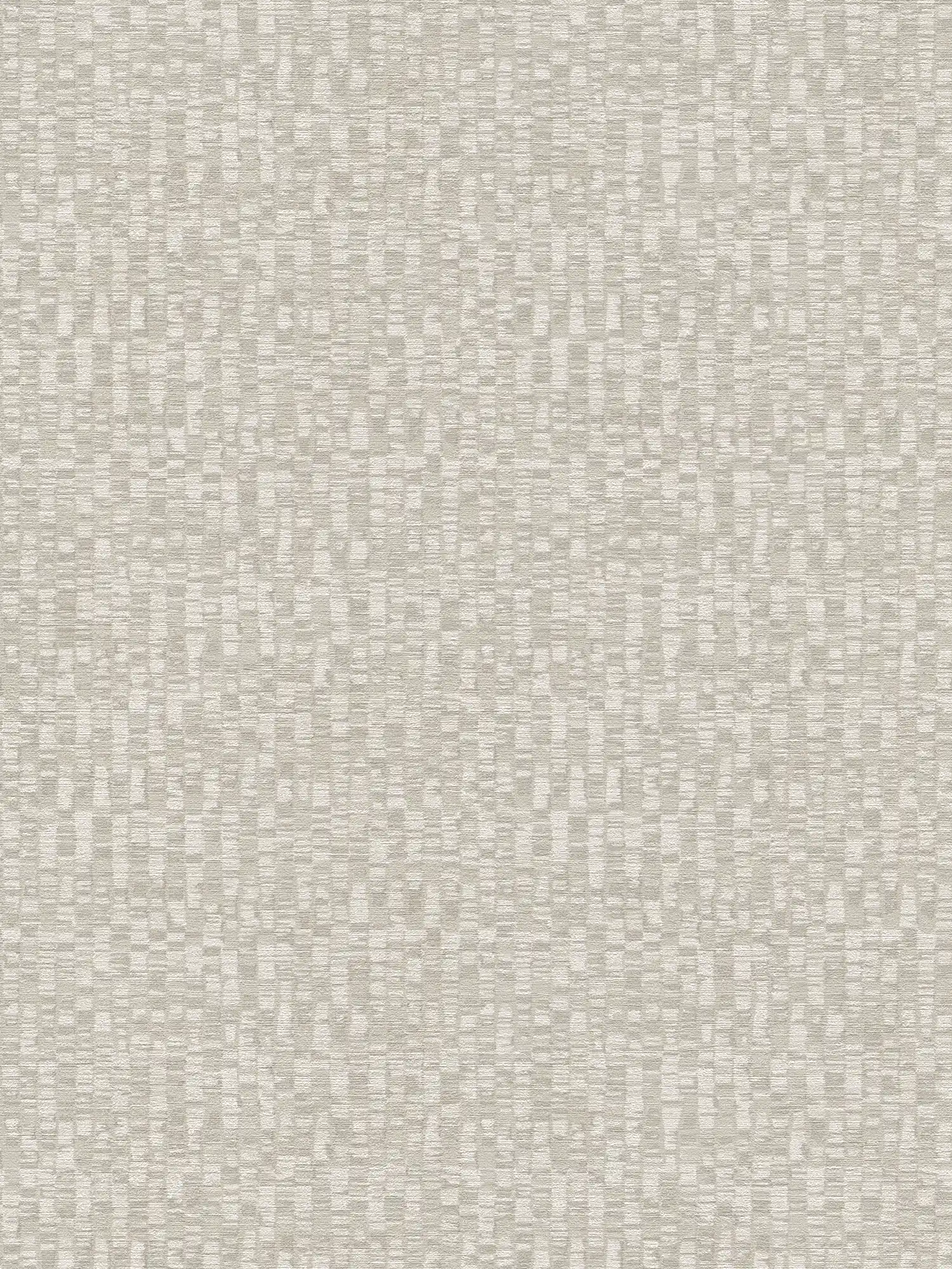 Vliestapete im Uni Look – Grau, Weiß
