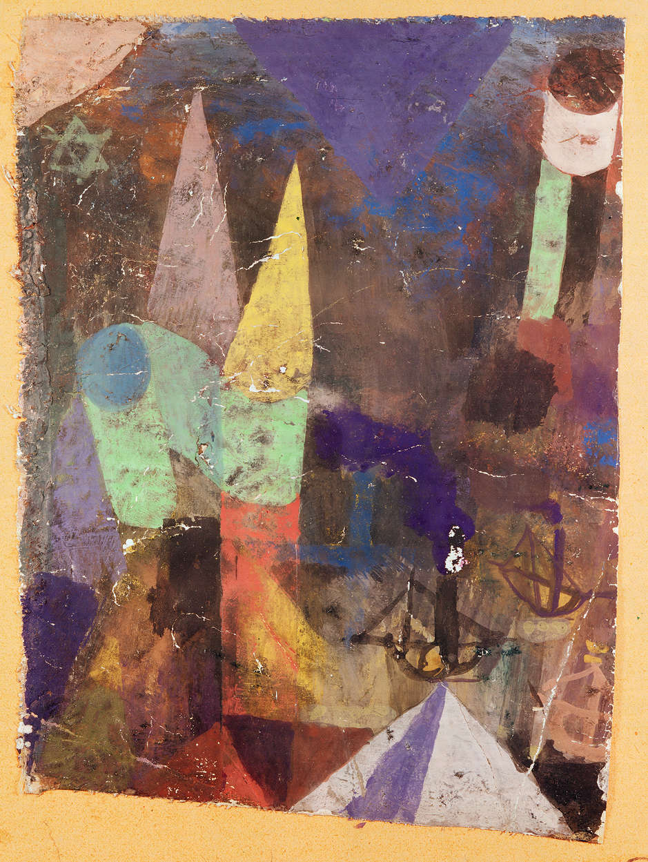             Fototapete "Hafenbild nachts" von Paul Klee
        