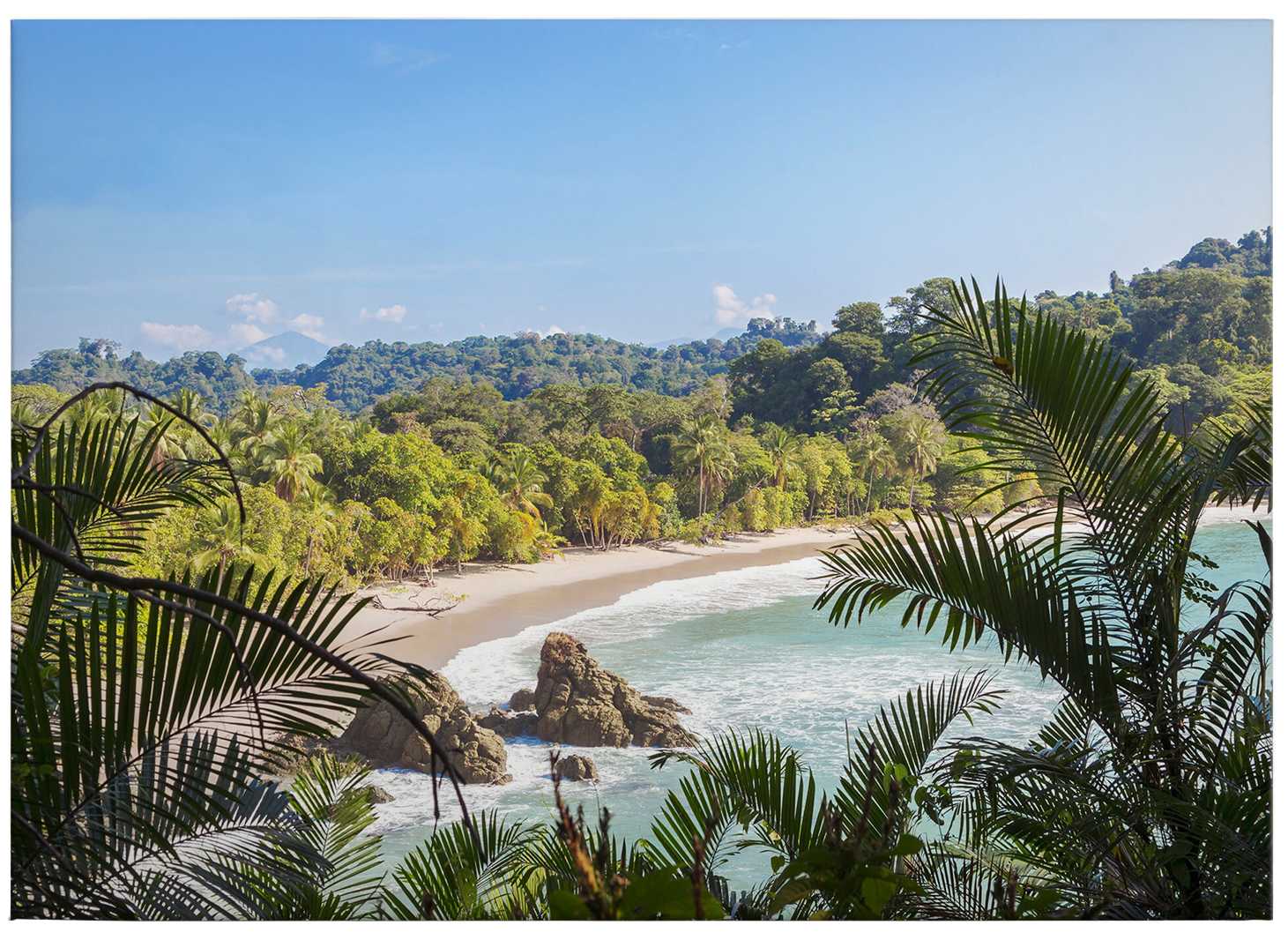             Leinwandbild Costa Rica Küste & Dschungel Columbien – 0,70 m x 0,50 m
        
