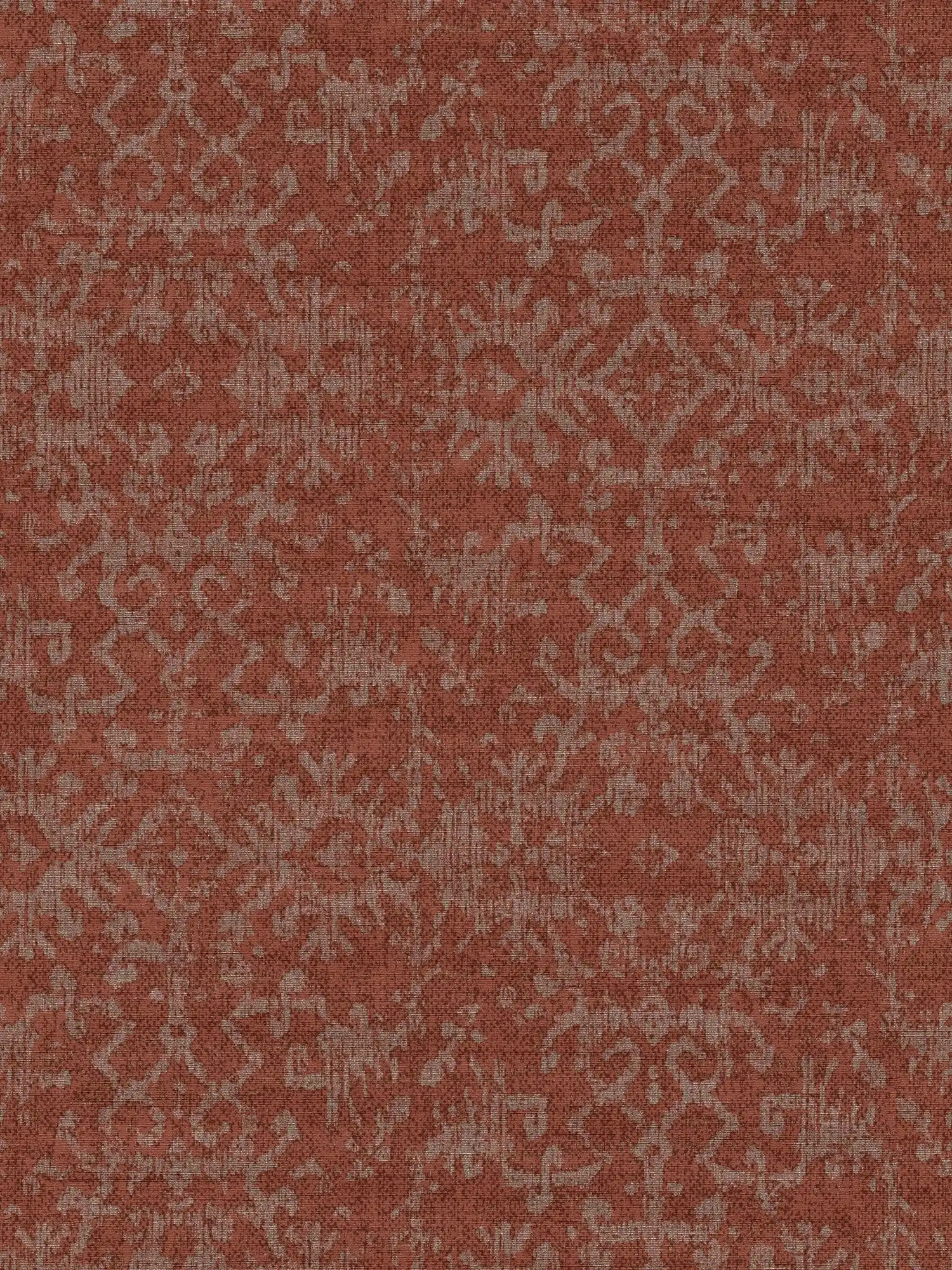 Tapete Ornament-Design im persischen Teppich-Look
