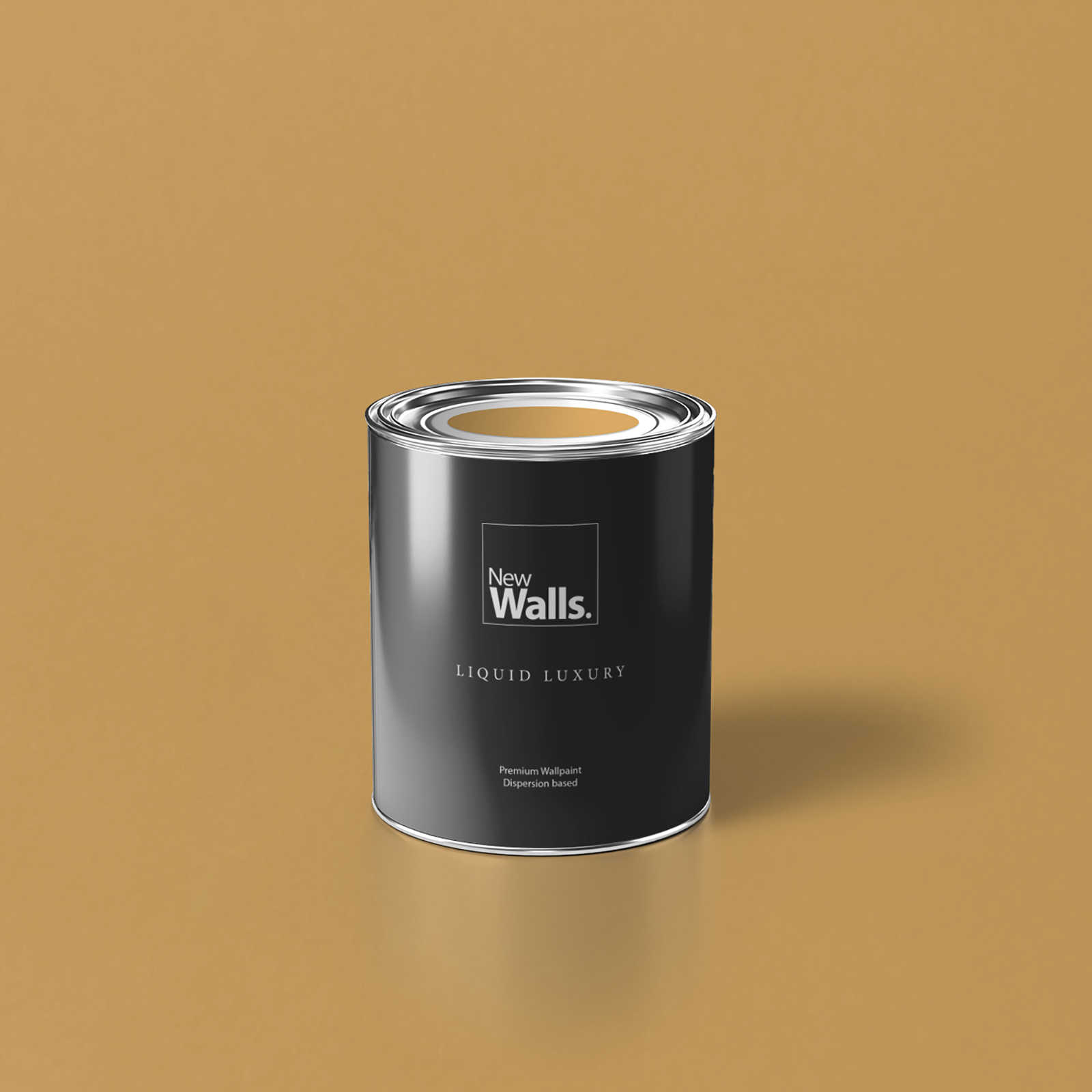         Premium Wandfarbe erfrischendes Senfgelb »Beige Orange/Sassy Saffron« NW812 – 1 Liter
    