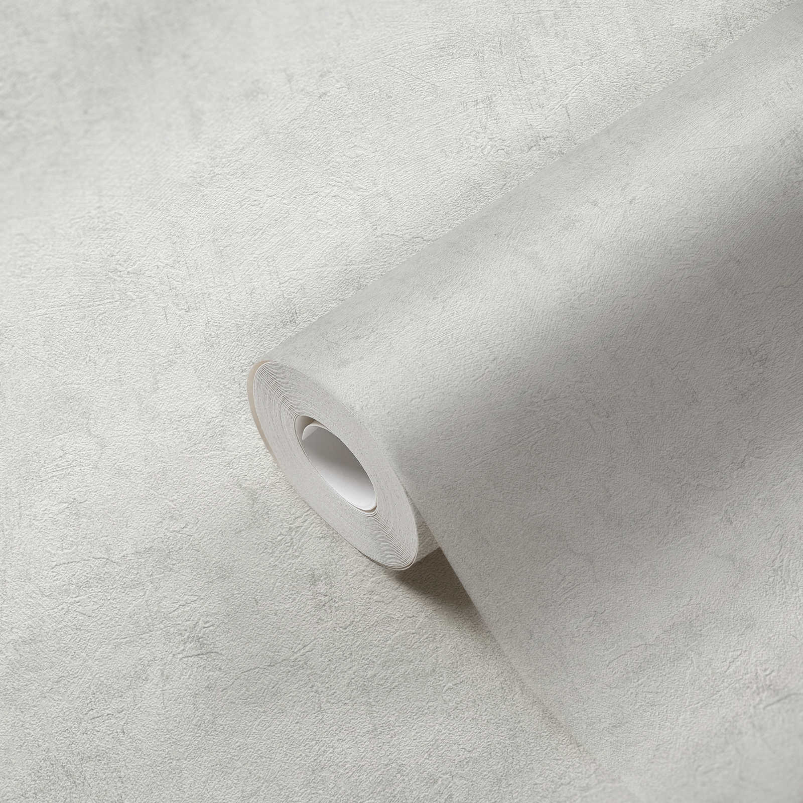             Vliestapete mit Putzoptik PVC-frei – Grau
        