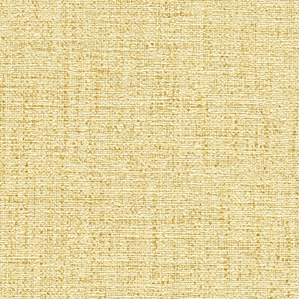             Textiloptik Tapete meliert mit Struktur – Gelb
        