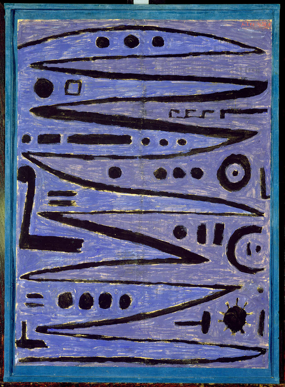             Fototapete "Heroische Bogenstriche" von Paul Klee
        