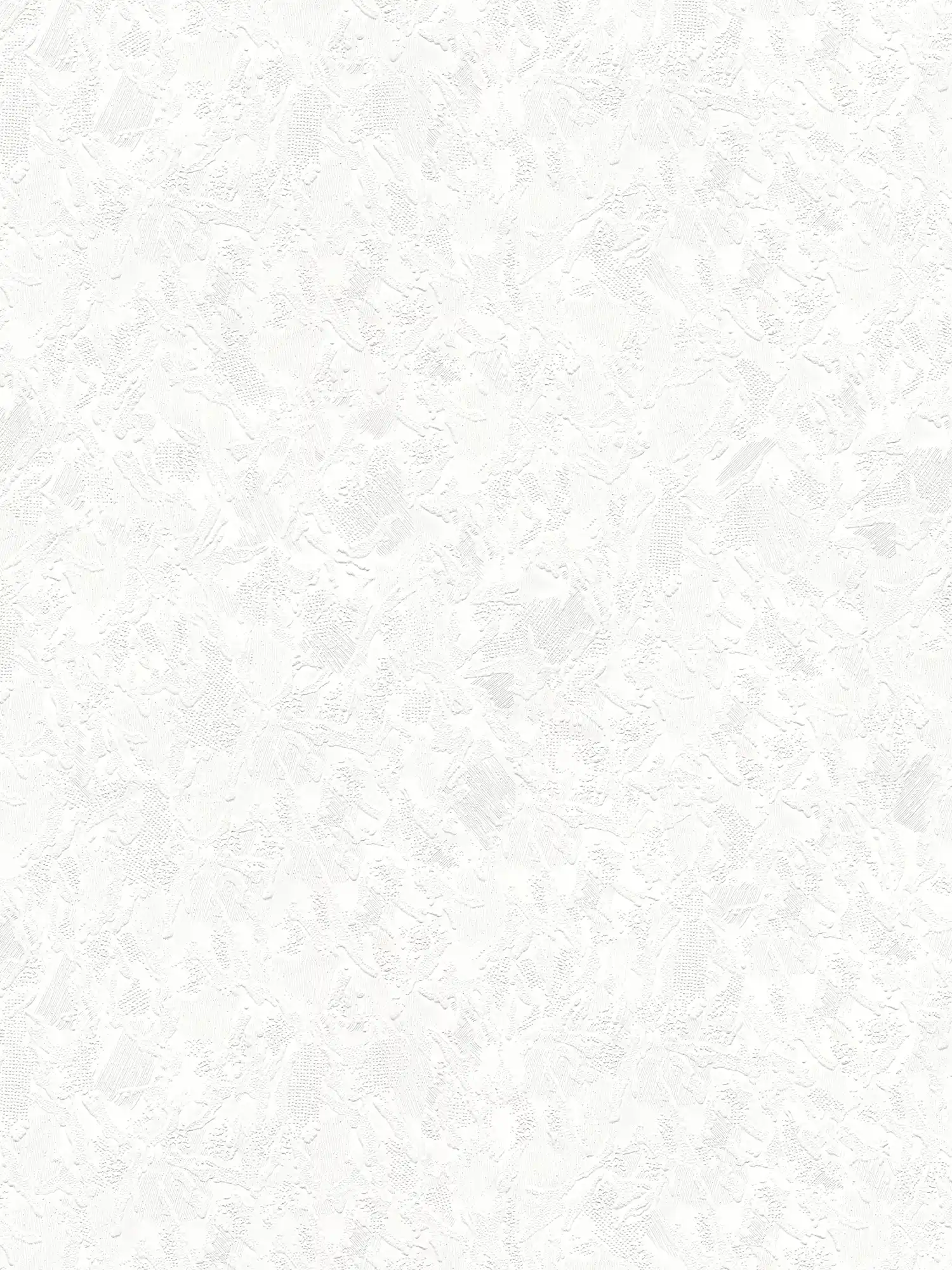 Putzoptik Tapete mit täuschender Strukturoberfläche – Weiß
