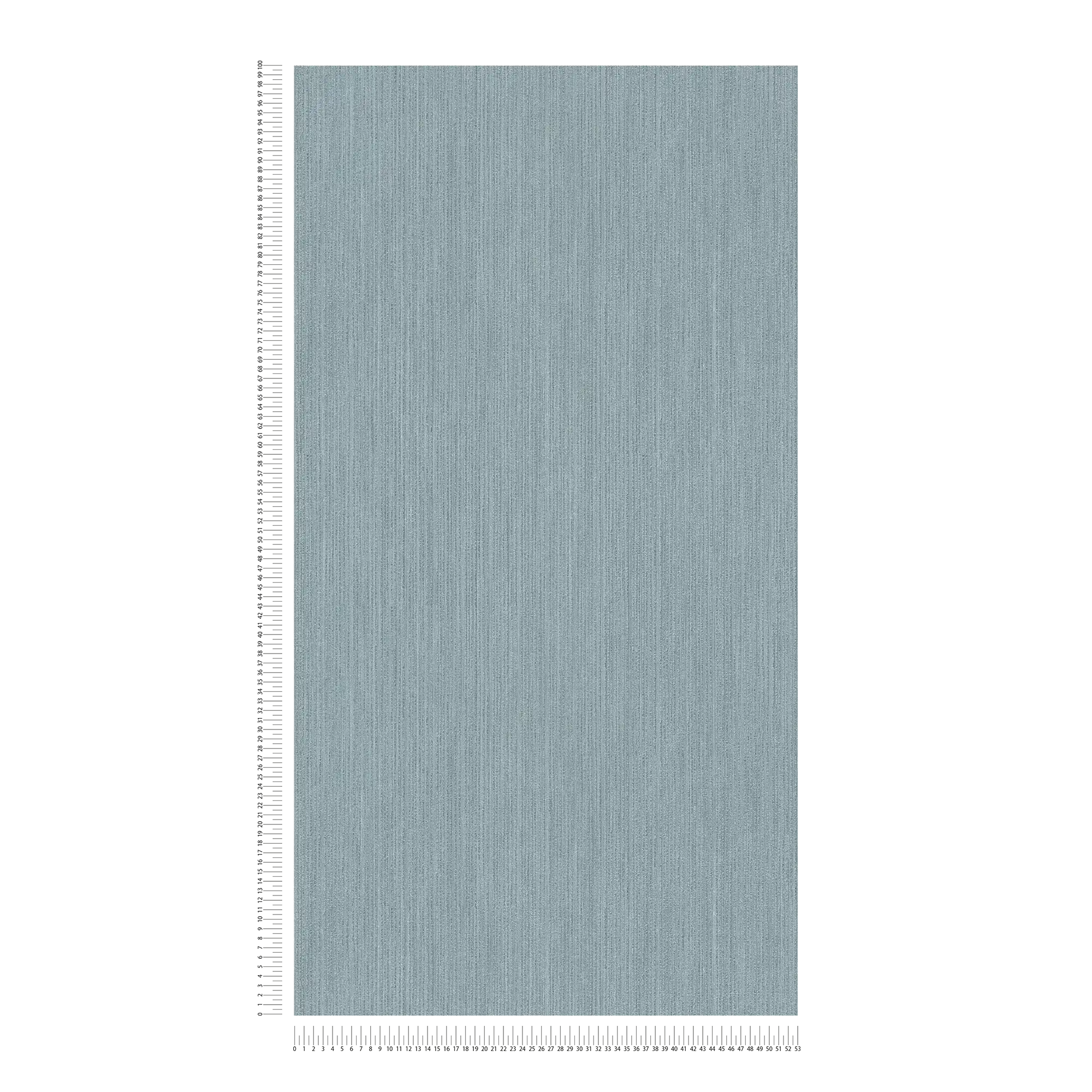             Jeans-Blaue Vliestapete mit Textiloptik – Blau, Grün
        