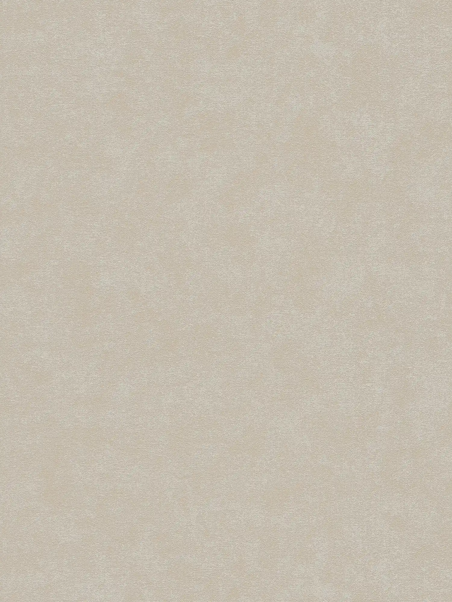 Einfarbige Vliestapete mit leichter Struktur – Grau, Beige
