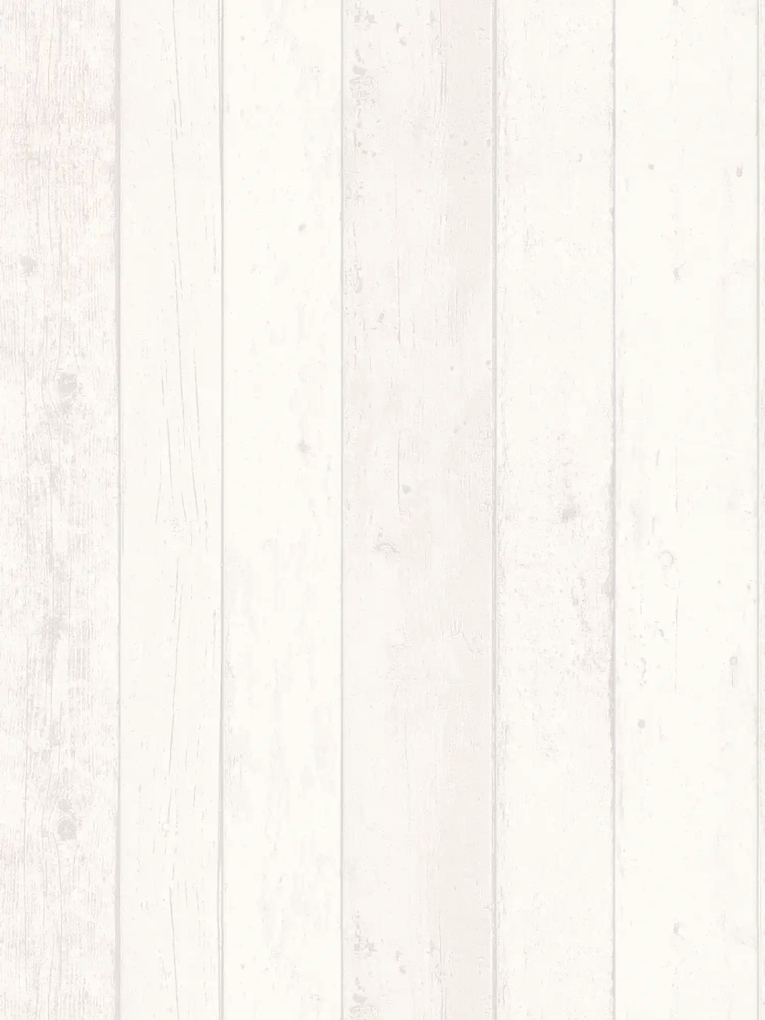         Holzoptik Tapete mit Maserung im Shabby Chic Stil – Weiß, Grau
    
