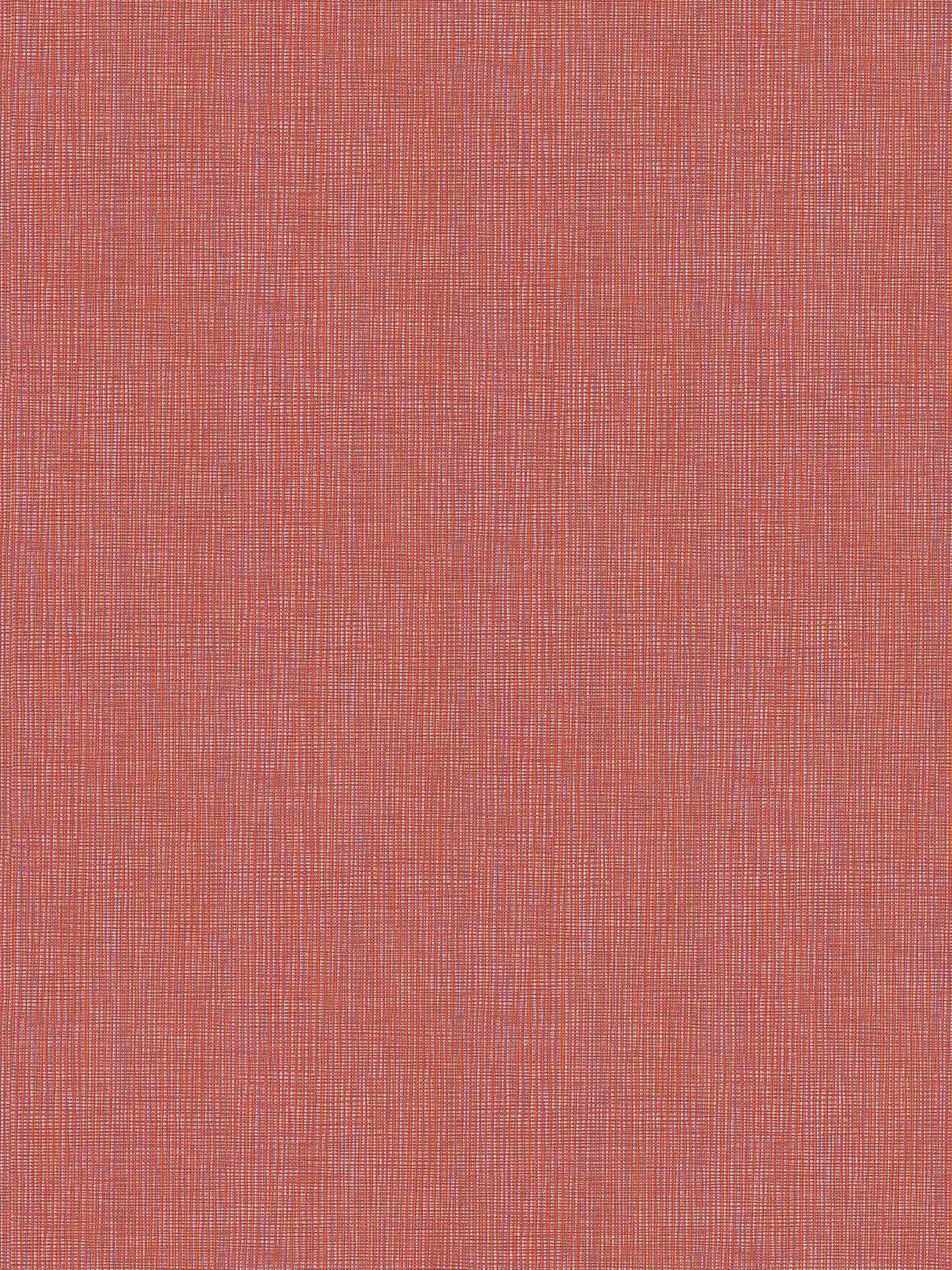 Tapete Rot mit Textil-Muster in Rot Orange & Lila

