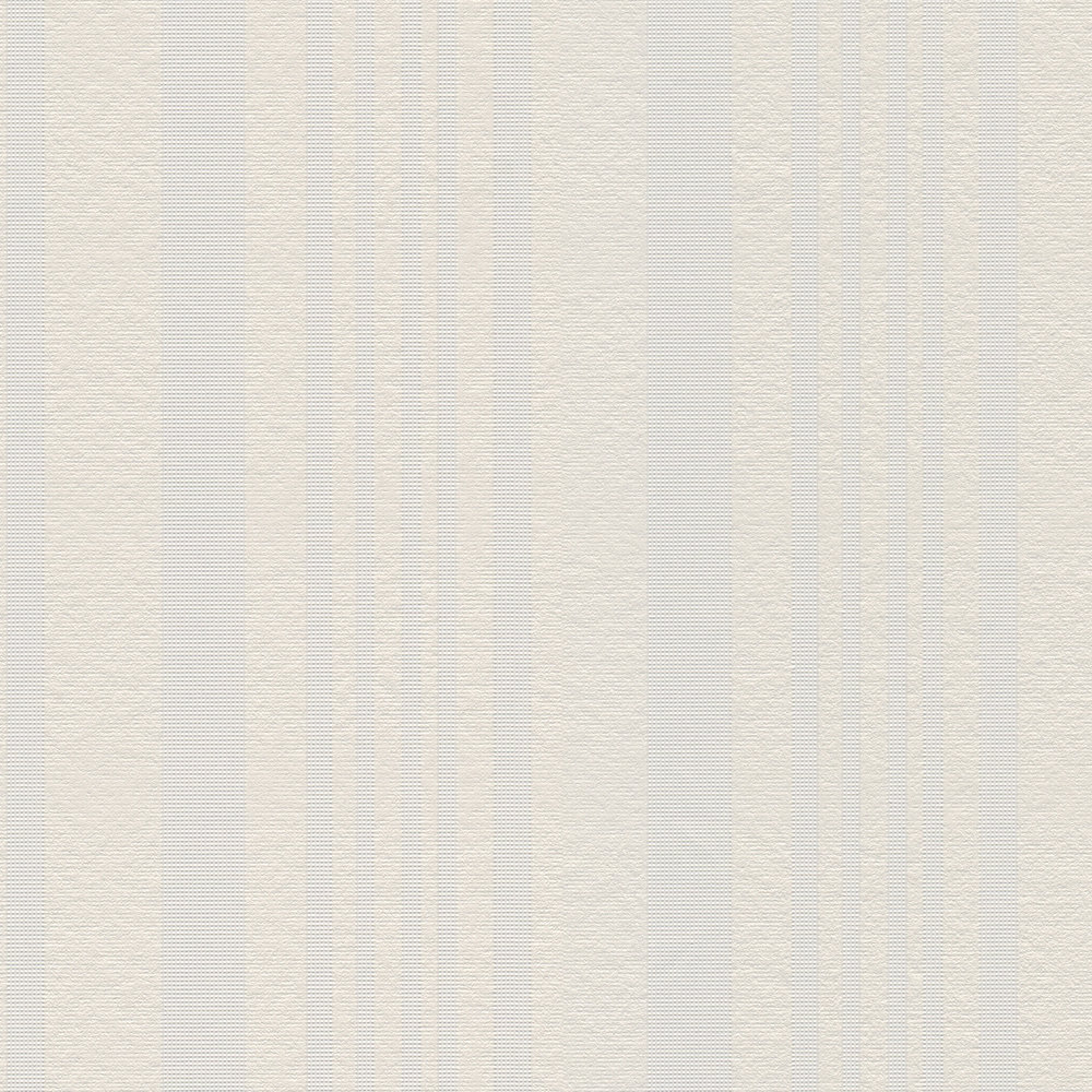             Streifen Tapete schmales Liniendesign – Weiß
        