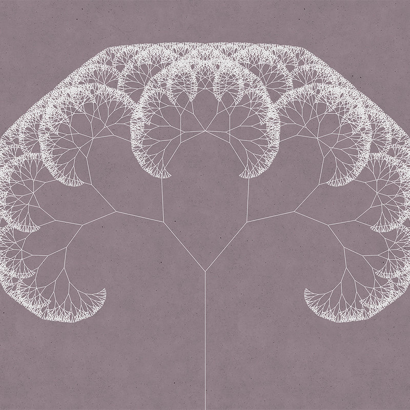 Fototapete Pusteblumen Baum – Grau, Weiß
