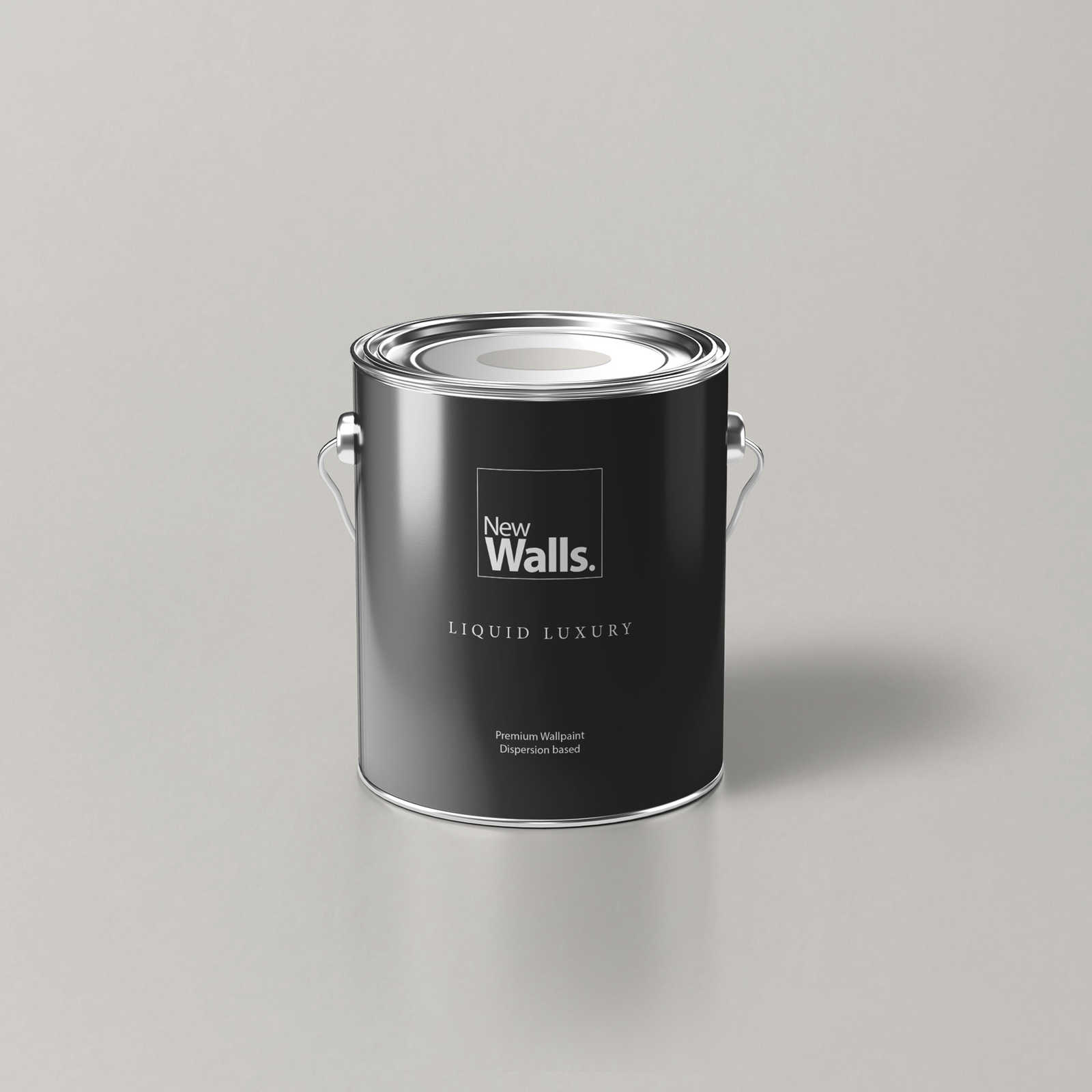 Premium Wandfarbe zeitloses Hellgrau »Creamy Grey« NW108 – 2,5 Liter
